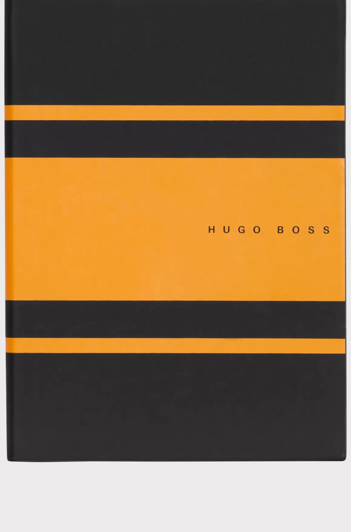 HUGO BOSS A5-notesbog I Imiteret Læder Med Gule Striber