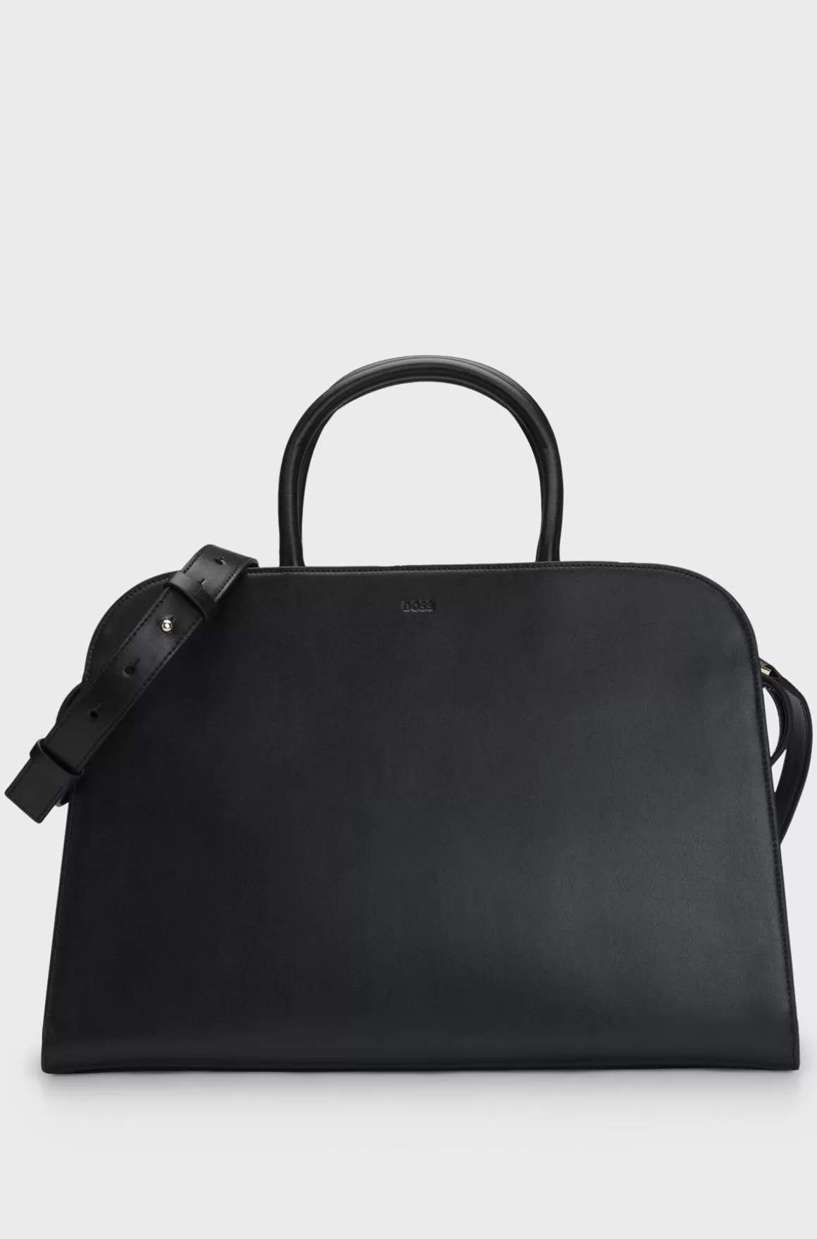 HUGO BOSS Ariell Tote Bag I Læder Med Udtagelig Pouch