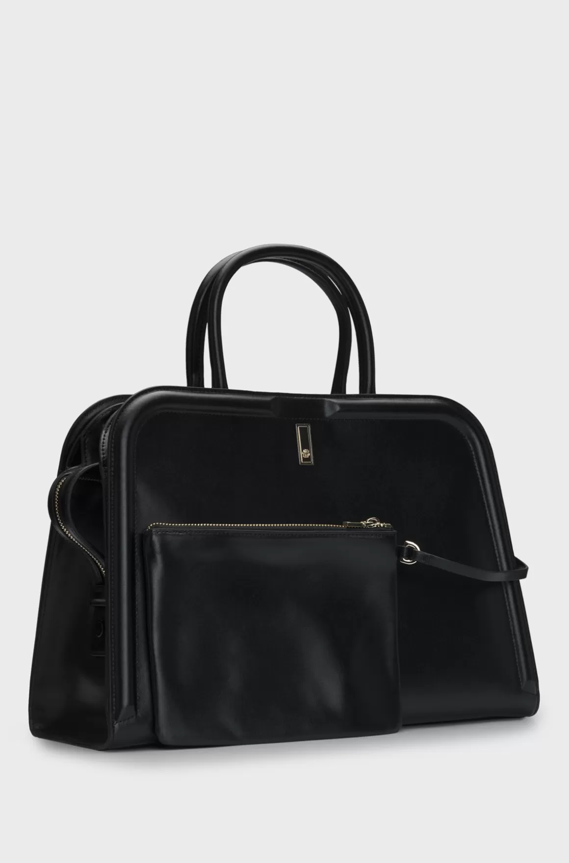 HUGO BOSS Ariell Tote Bag I Læder Med Udtagelig Pouch