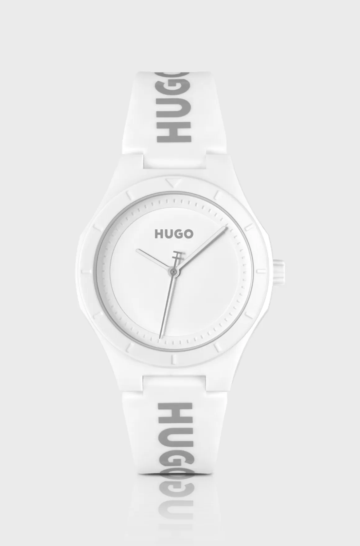 HUGO BOSS Armbåndsur Med Brandet Silikonerem Og Mat Urskive