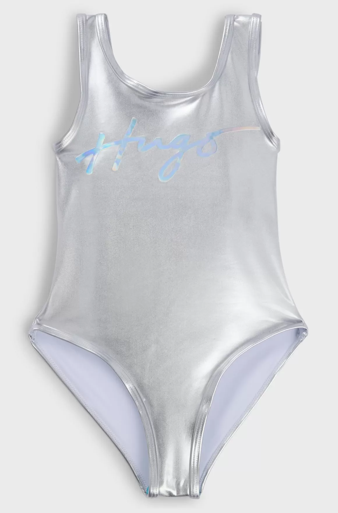 Børn HUGO BOSS Badedragt Med Spejleffekt Og Metallisk Logo Til Børn