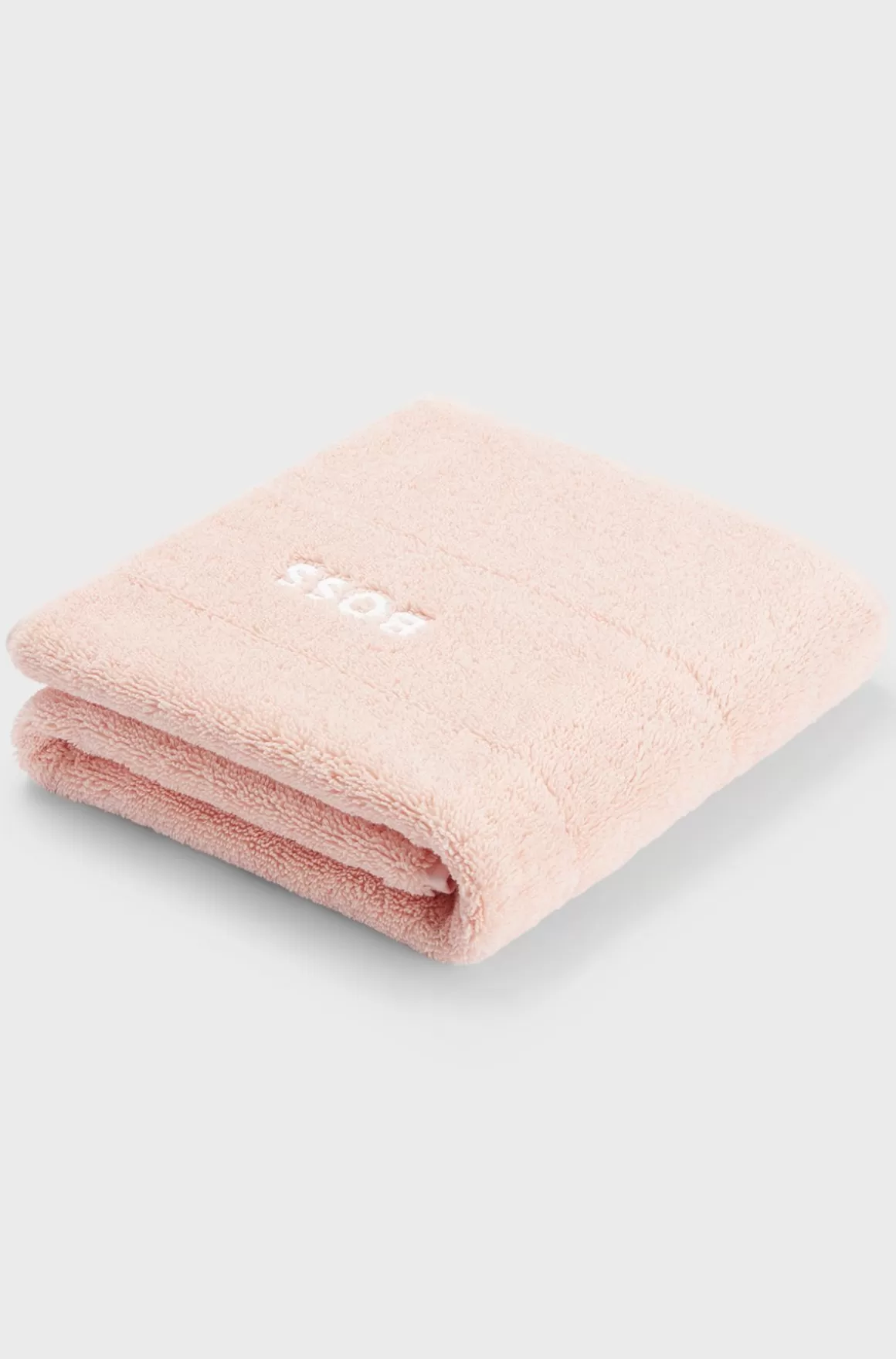 HUGO BOSS Bademåtte I Bomuld Med Broderet Logo I Kontrastfarve