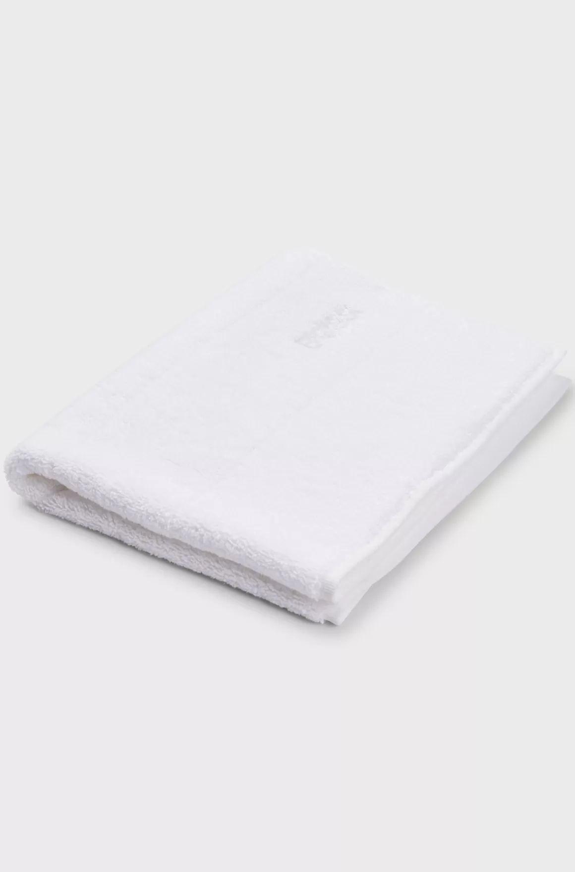 HUGO BOSS Bademåtte I Bomuld Med Broderet Logo I Kontrastfarve