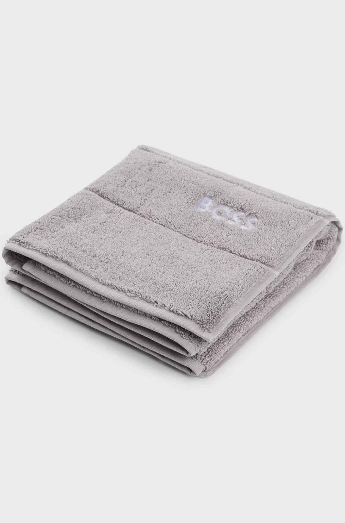 HUGO BOSS Bademåtte I Bomuld Med Broderet Logo I Kontrastfarve