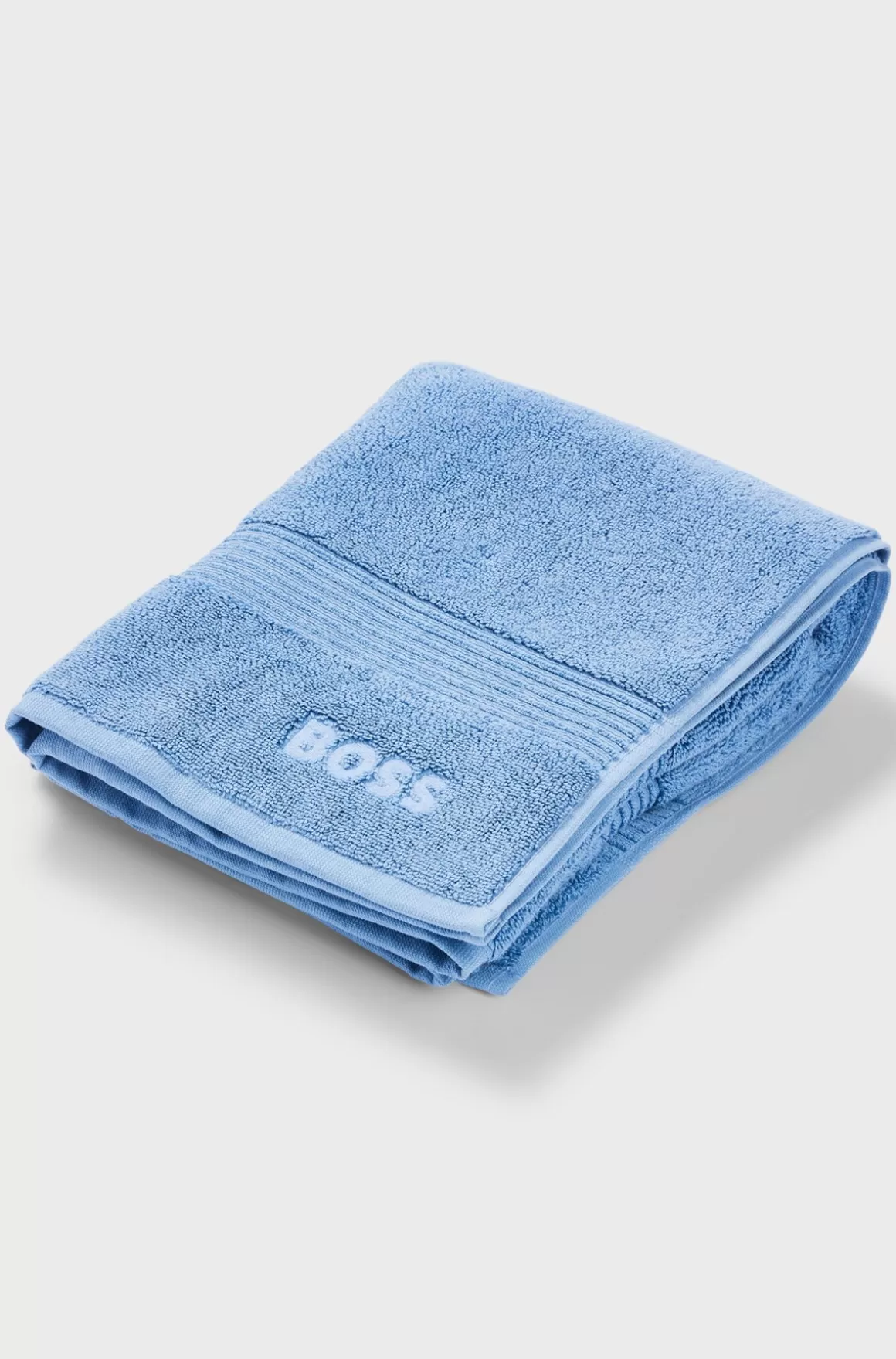 HUGO BOSS Bademåtte Med Logo I ægæisk Bomuld