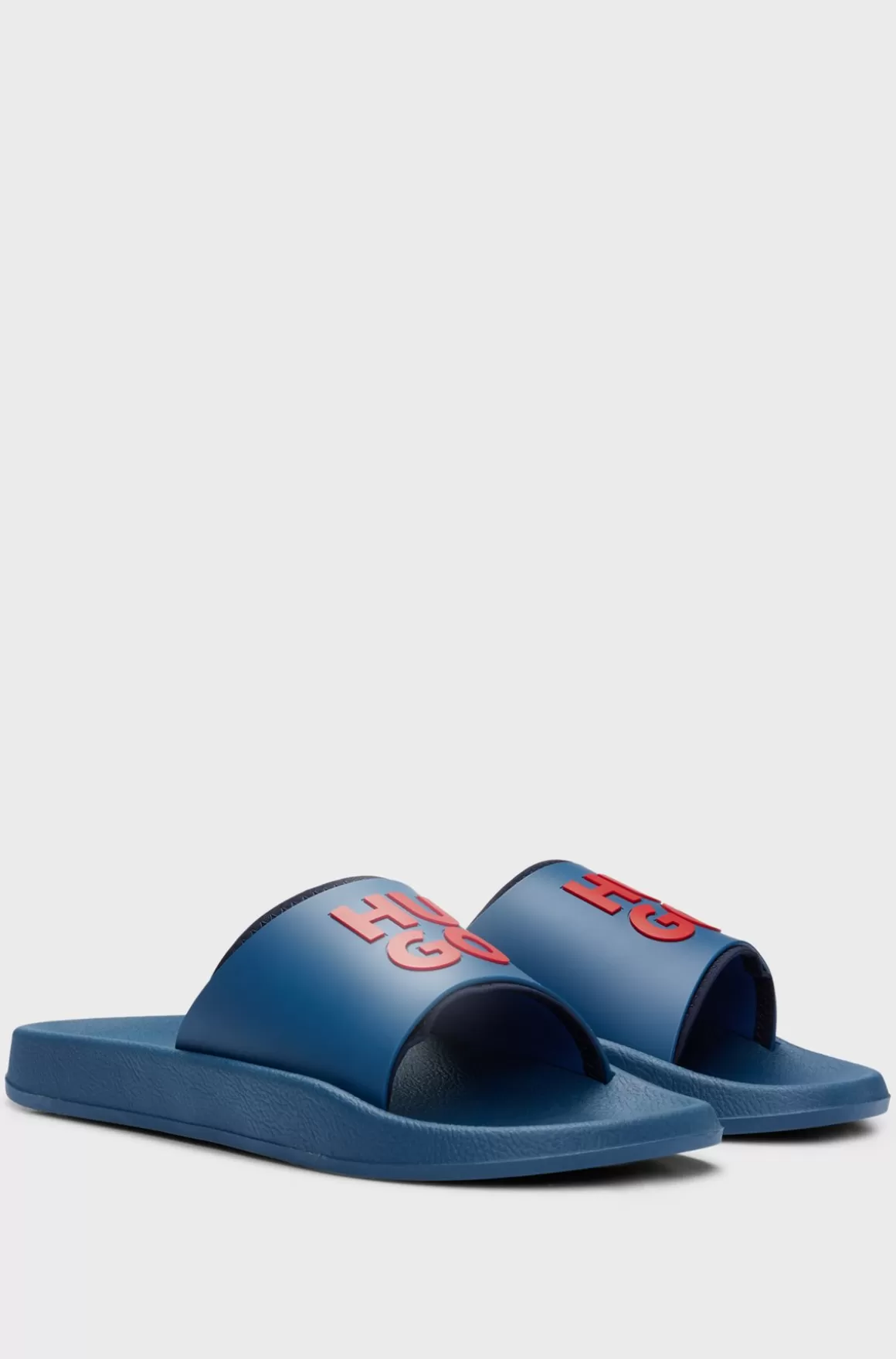 HUGO BOSS Badesandaler Med Logo På Stropperne