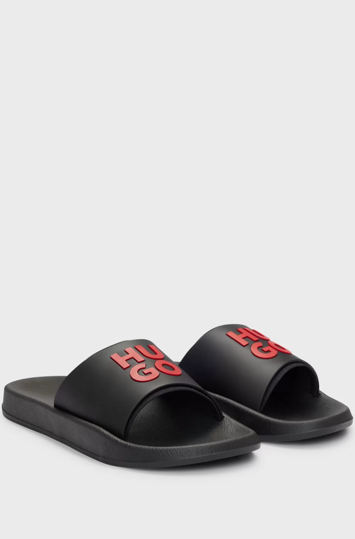 HUGO BOSS Badesandaler Med Logo På Stropperne