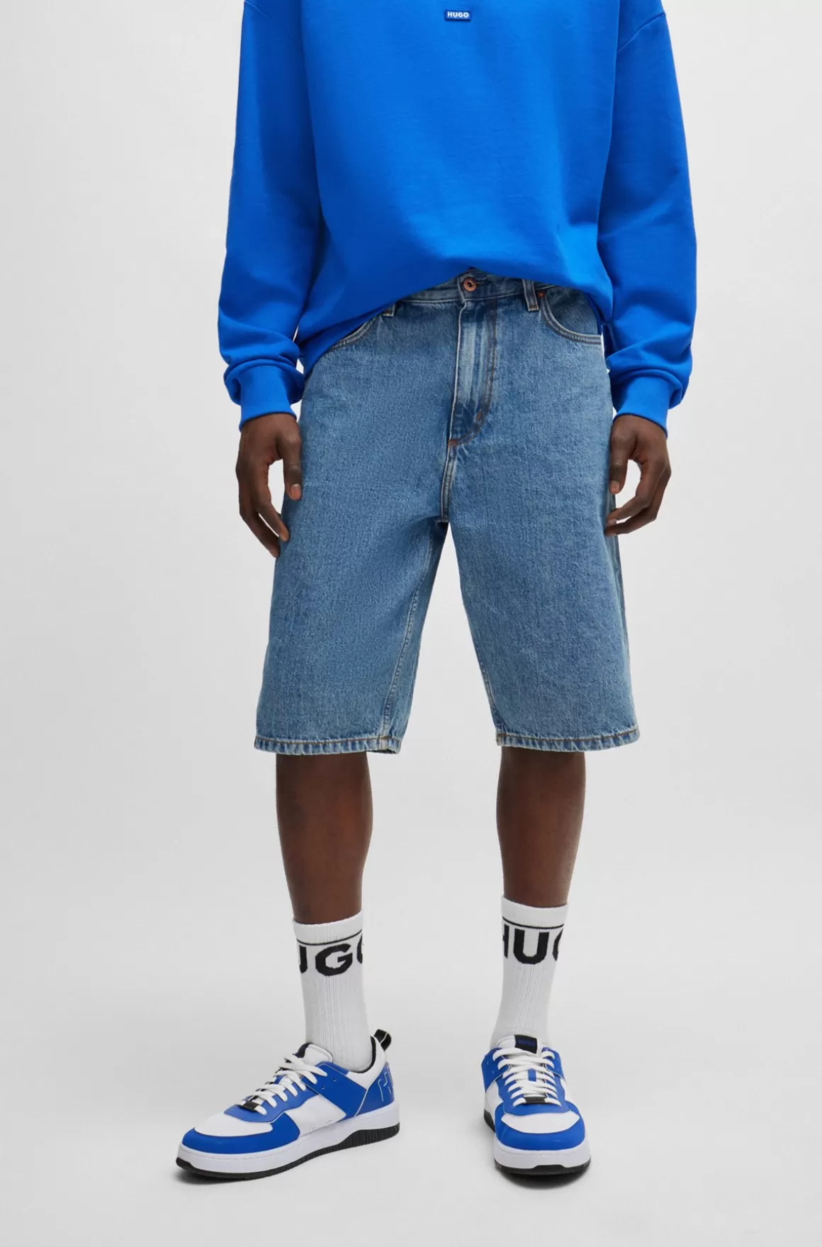 HUGO BOSS Skatershorts I Bomuldsdenim
