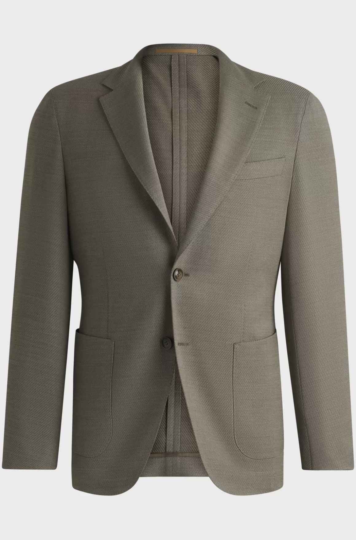 HUGO BOSS Blazer Med Slim Fit I Uldblanding Med Performance-stræk