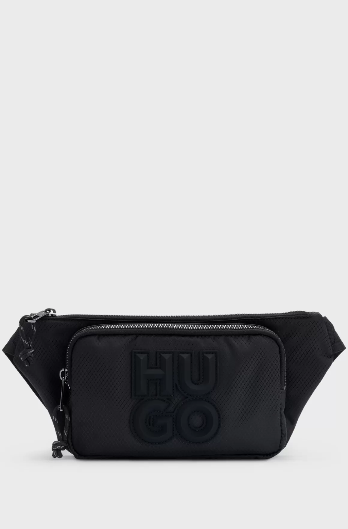 HUGO BOSS Bæltetaske Med Lynlås Og Logo