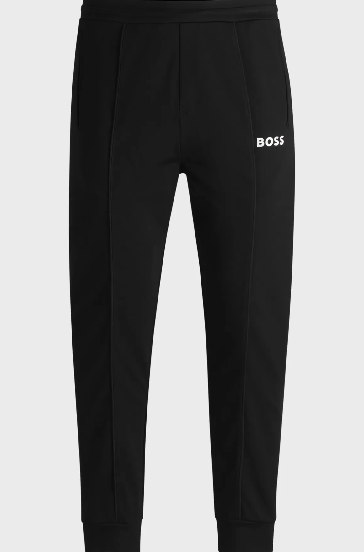 HUGO BOSS BOSS X Matteo Berrettini Bukser Med Regular Fit I Gabardine Med Stræk Og Logo