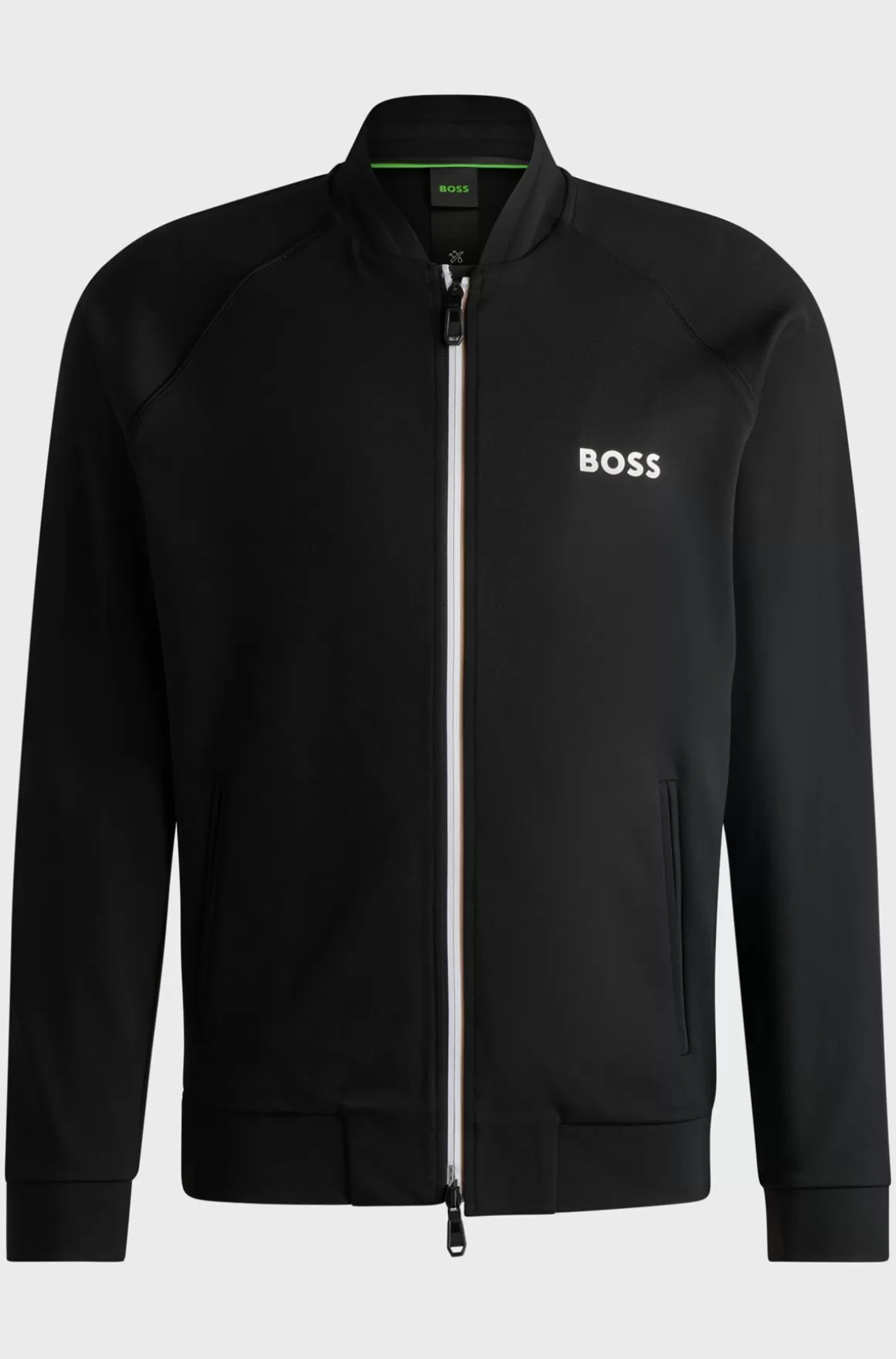 HUGO BOSS BOSS X Matteo Berrettini Sweatshirt Med Logo Og Regular Fit I Gabardine Med Stræk