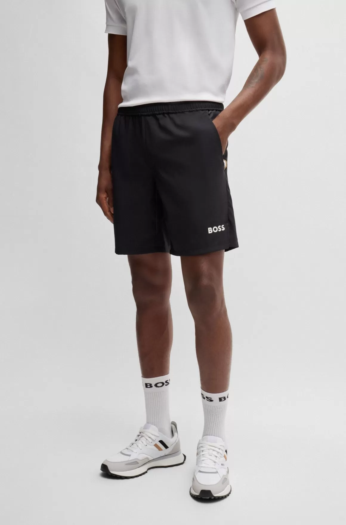 HUGO BOSS BOSS X Matteo Berrettini-shorts I Hurtigtørrende Stof