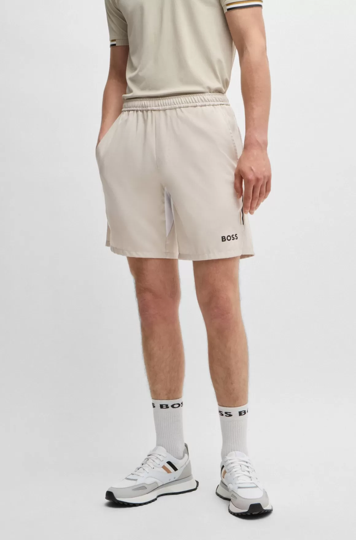 HUGO BOSS BOSS X Matteo Berrettini-tennisshorts Med Firevejsstræk