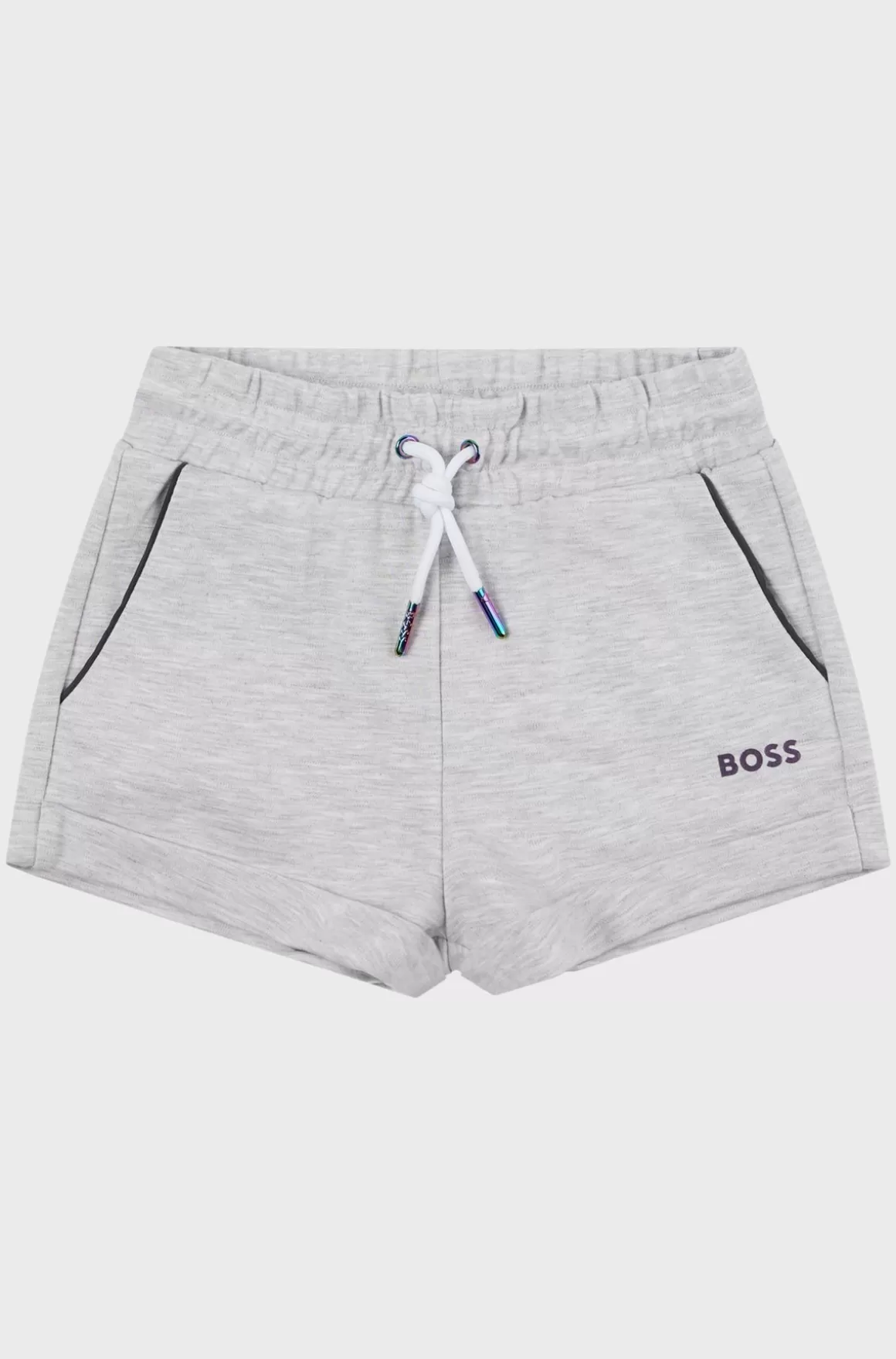 Børn HUGO BOSS Børneshorts Med Mesh-lommer Og Trykt Logo