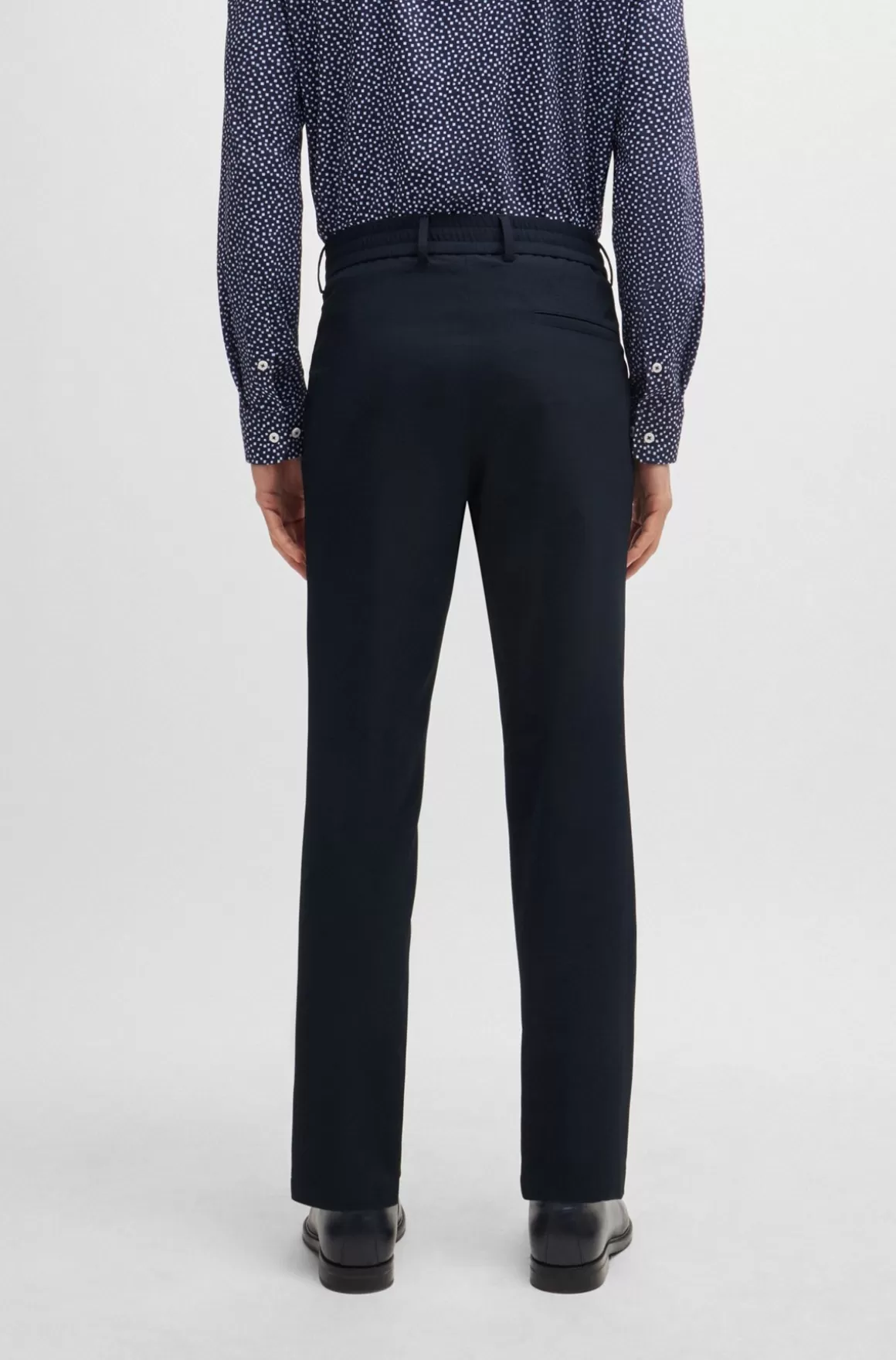HUGO BOSS Bukser Med Moderne Fit I Krølresistent Performance-stof Med Stræk