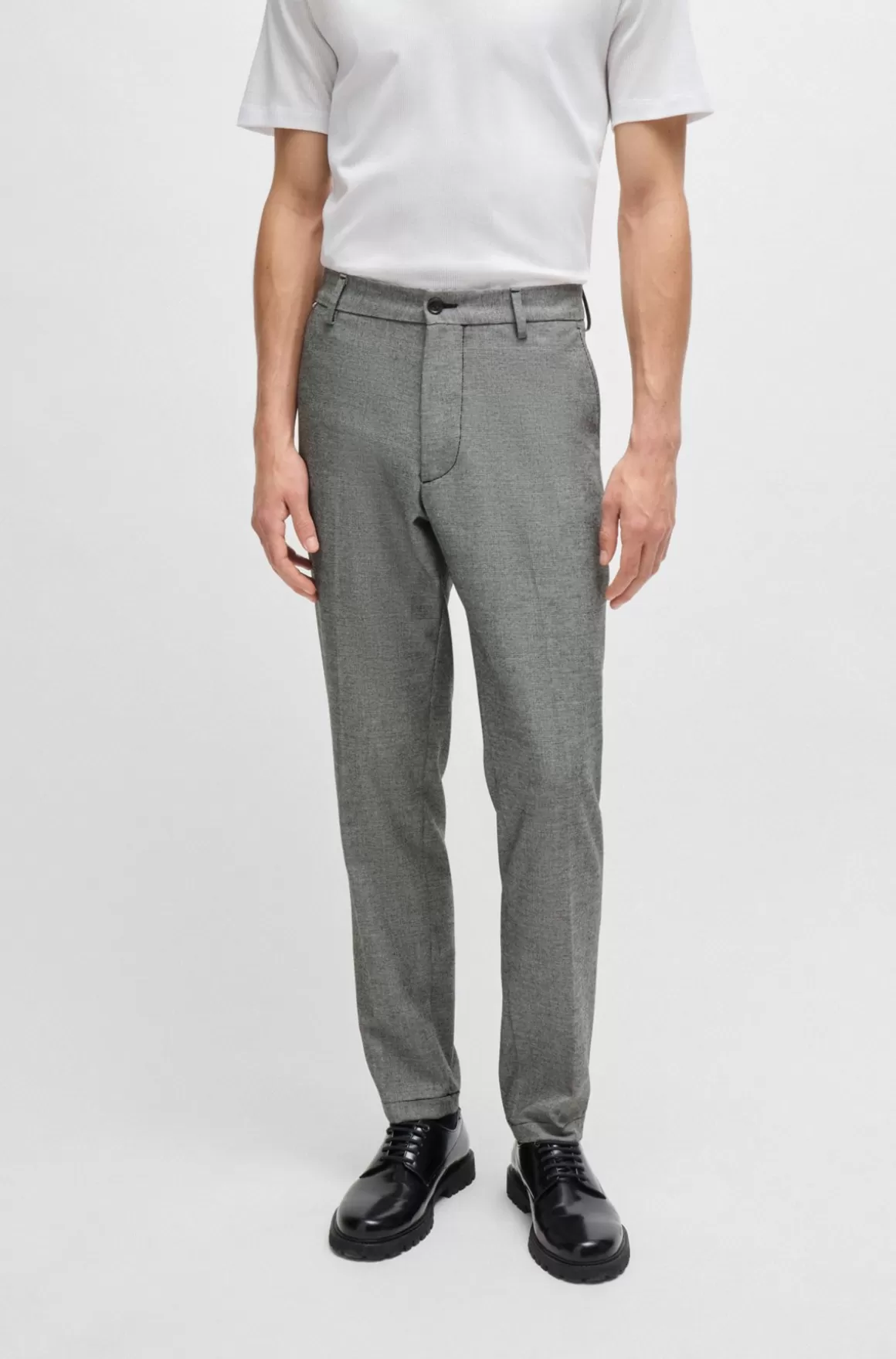 HUGO BOSS Bukser Med Regular Fit I Materiale Med Mikrotern