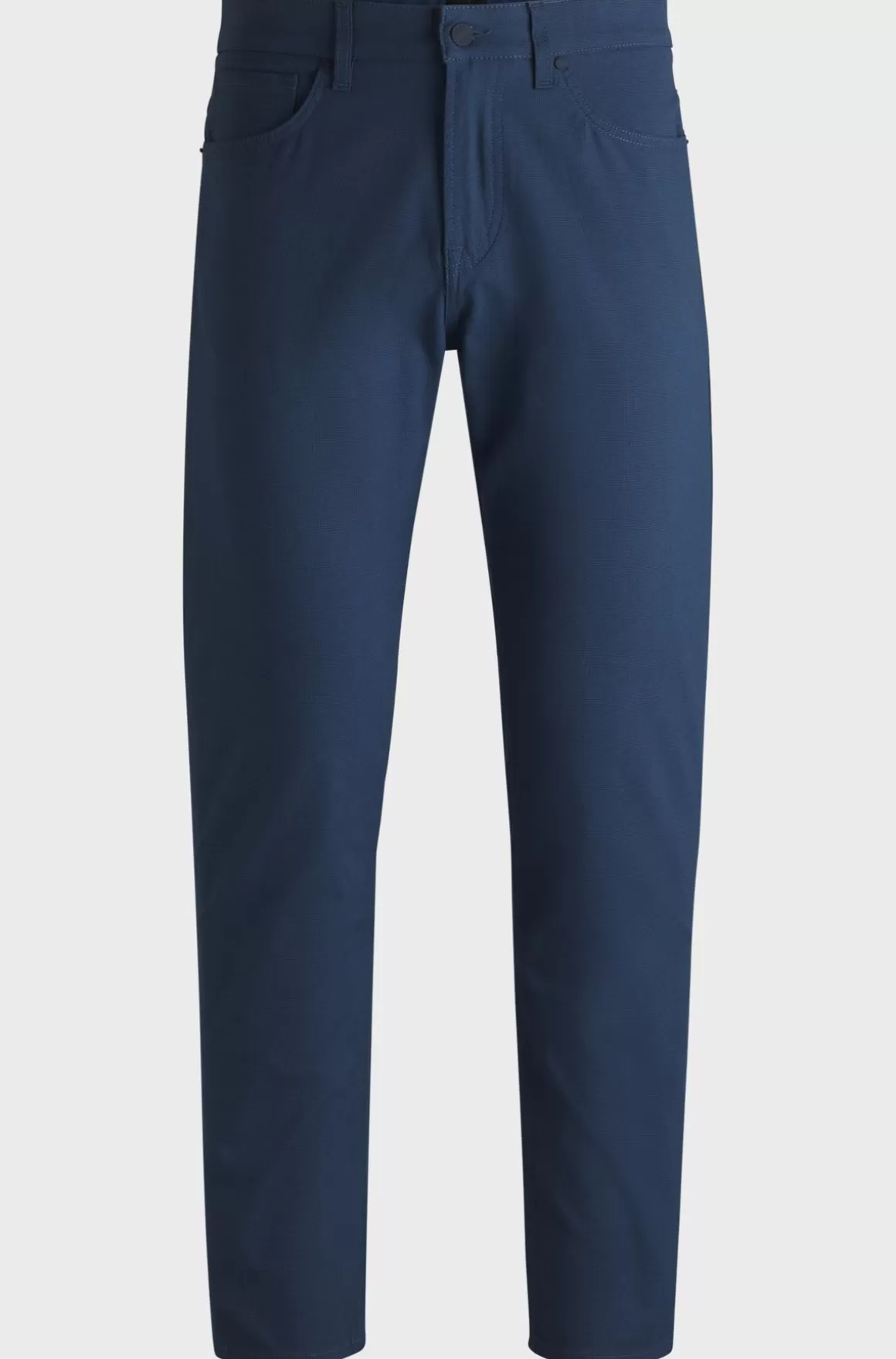 HUGO BOSS Bukser Med Regular Fit Og Almindelig Talje I Dobby Med Stræk