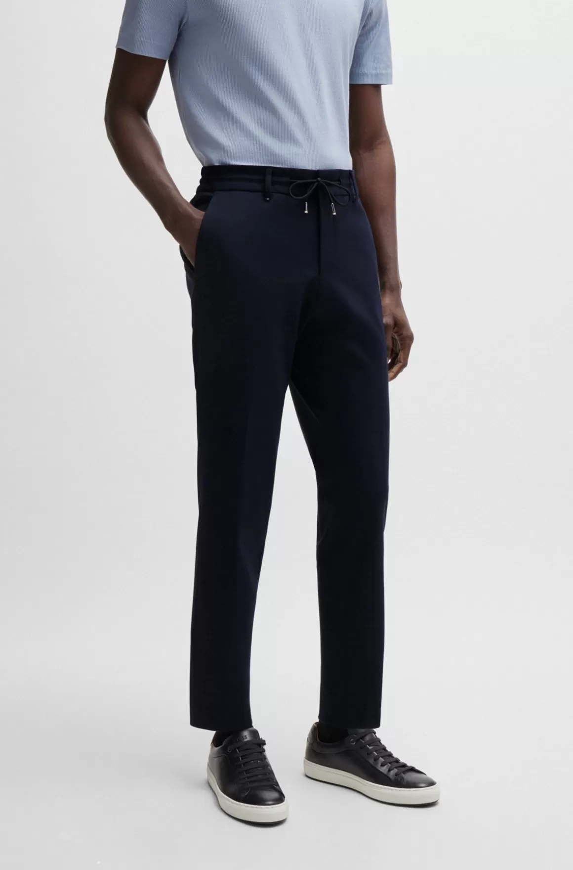 HUGO BOSS Bukser Med Slim Fit I Jersey Med Stræk