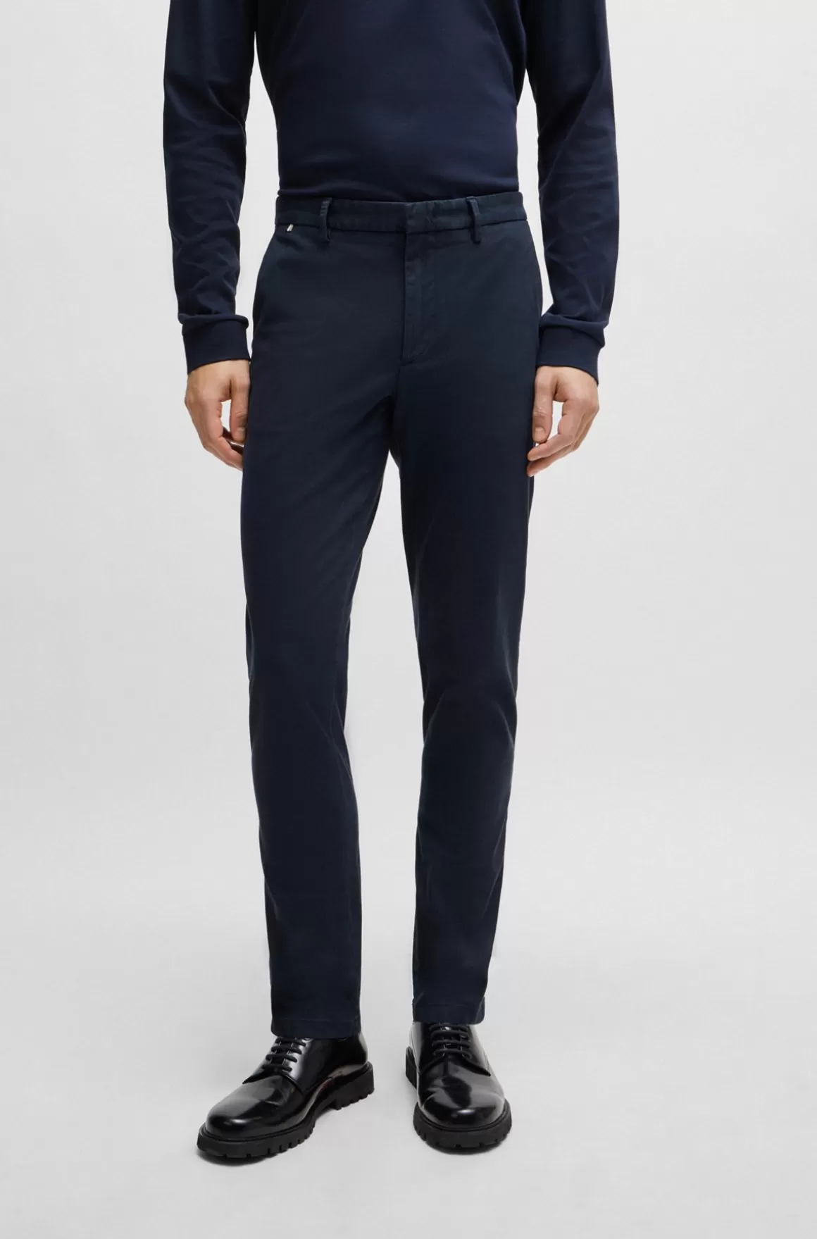 HUGO BOSS Chinos I Slank Pasform I Bomuldsblanding Med Stræk