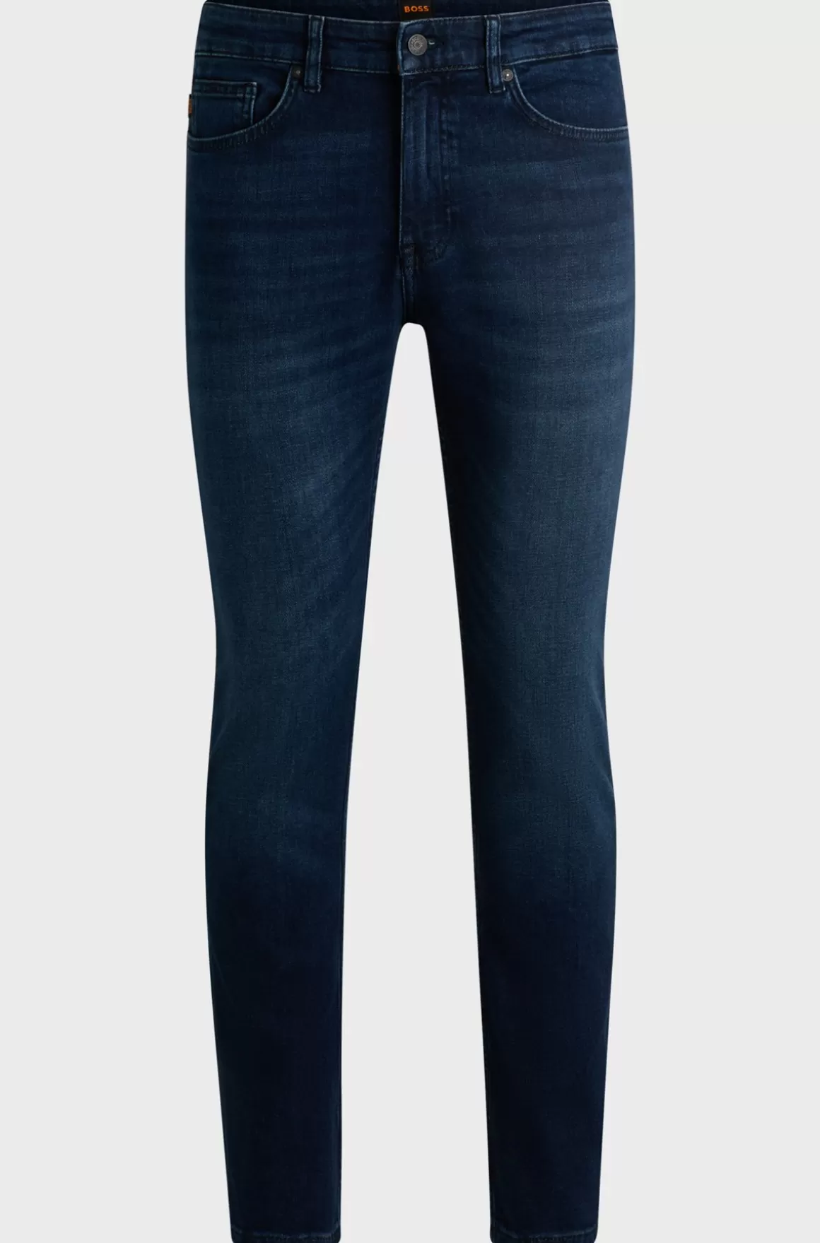 HUGO BOSS Delaware Slim Fit Jeans I Denim Med Behageligt Stræk