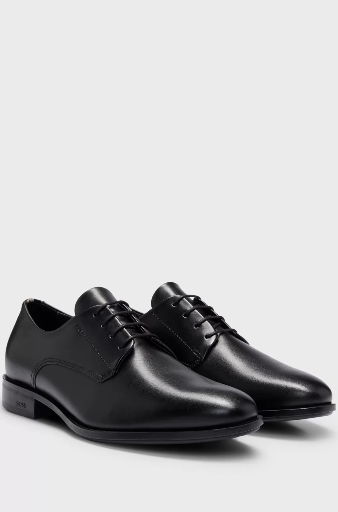 HUGO BOSS Derbysko I Læder Med Signaturkanter