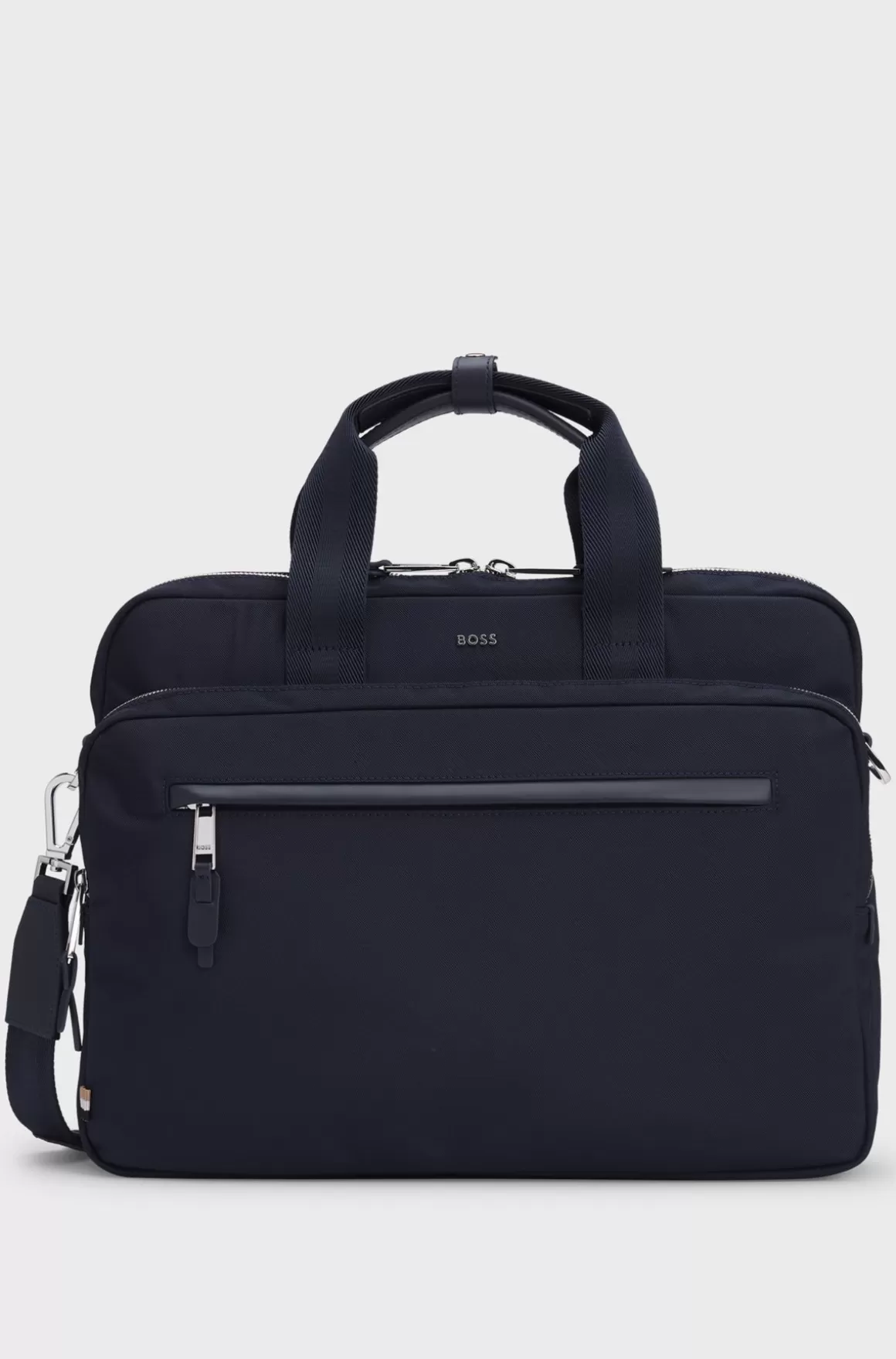 HUGO BOSS Dokumentmappe Med Flere Lommer Og Bogstavlogo