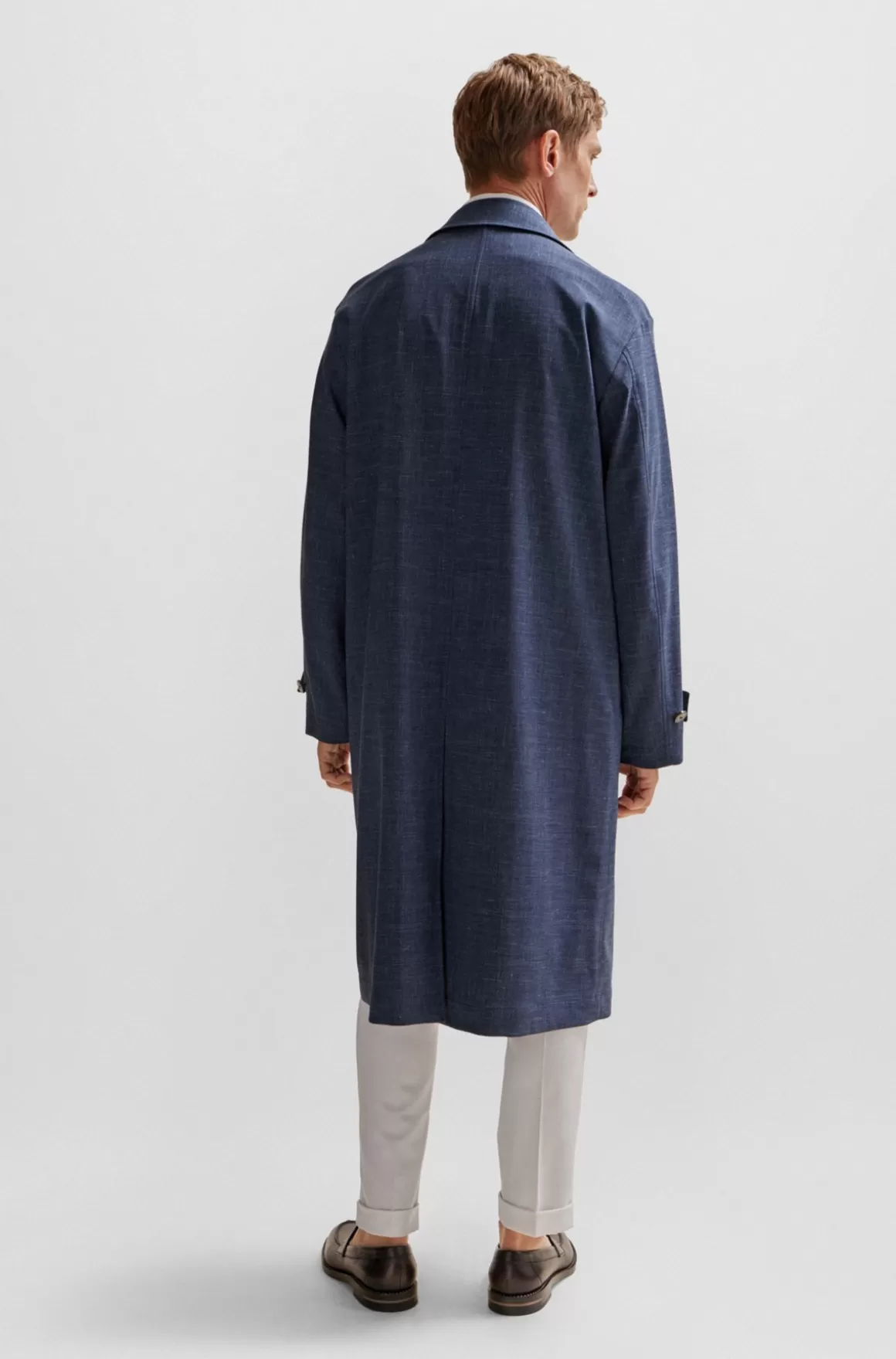 HUGO BOSS Frakke Med Regular Fit I En Stof Af Ny Uldblanding
