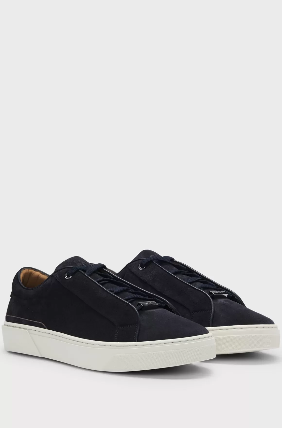 HUGO BOSS Gary-sneakers Med Lav Profil I Ruskind