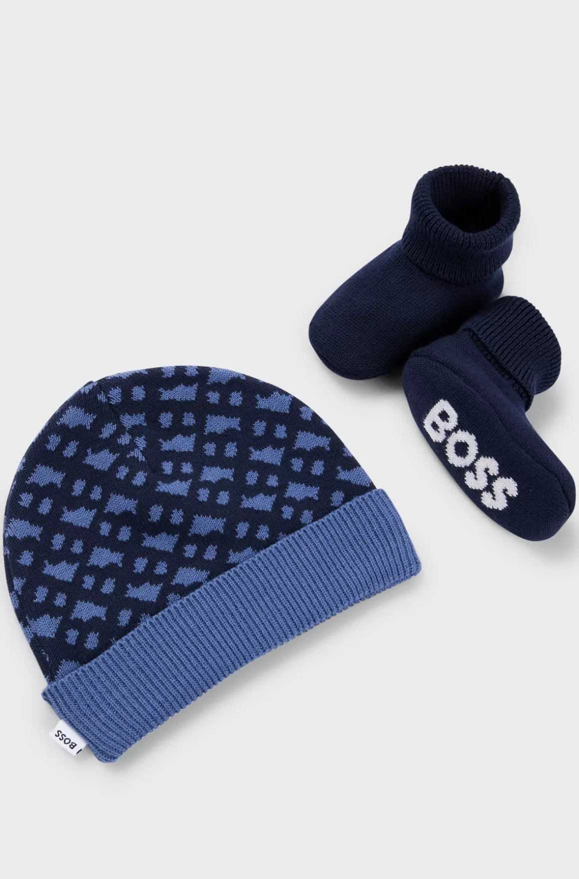 Børn HUGO BOSS Gaveæske Med Hat- Og Sutskosæt Til Babyer