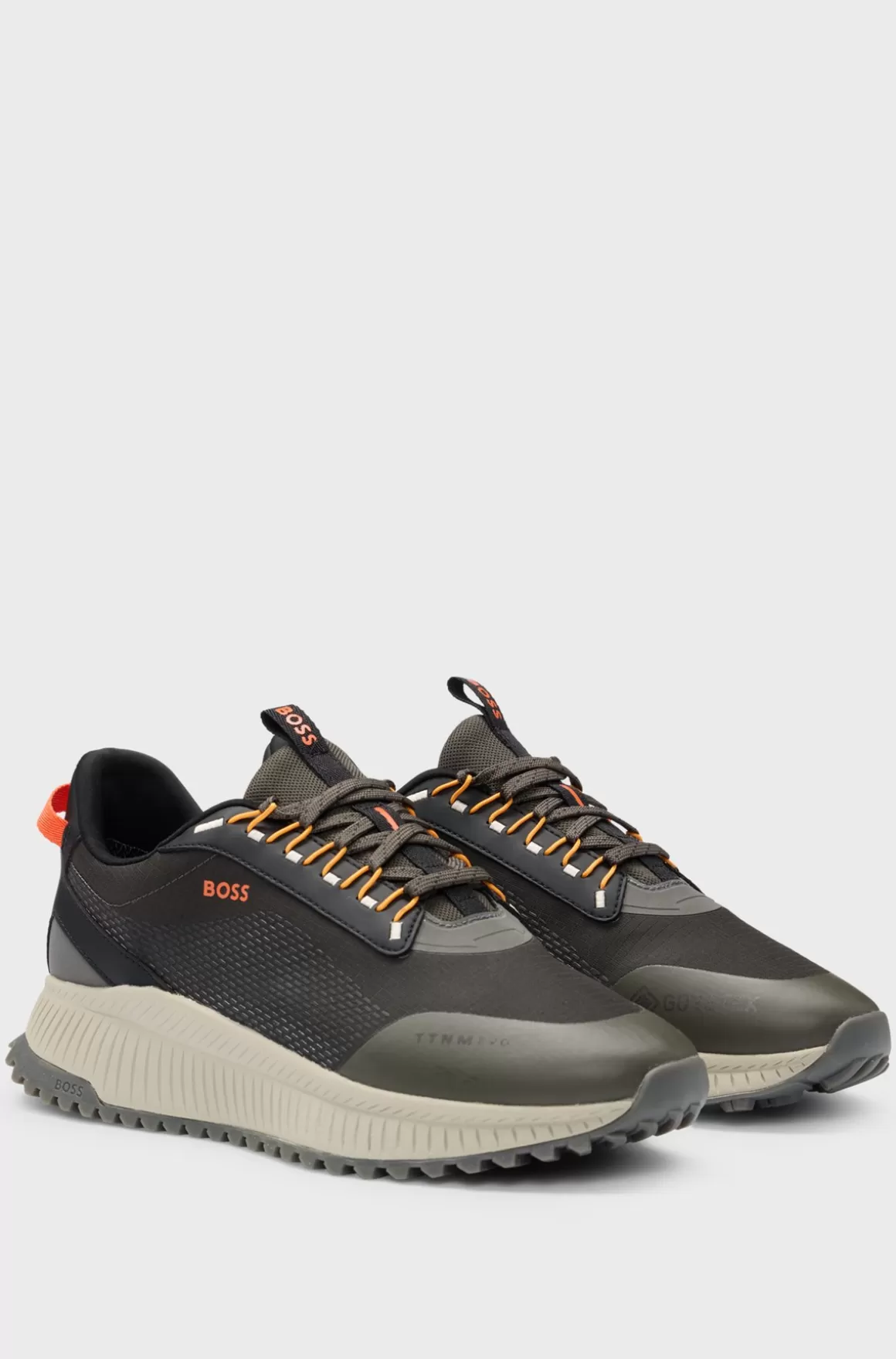 HUGO BOSS GORE-TEX TTNM EVO Sneakers I Blandede Materialer Med Og Rillet Sål