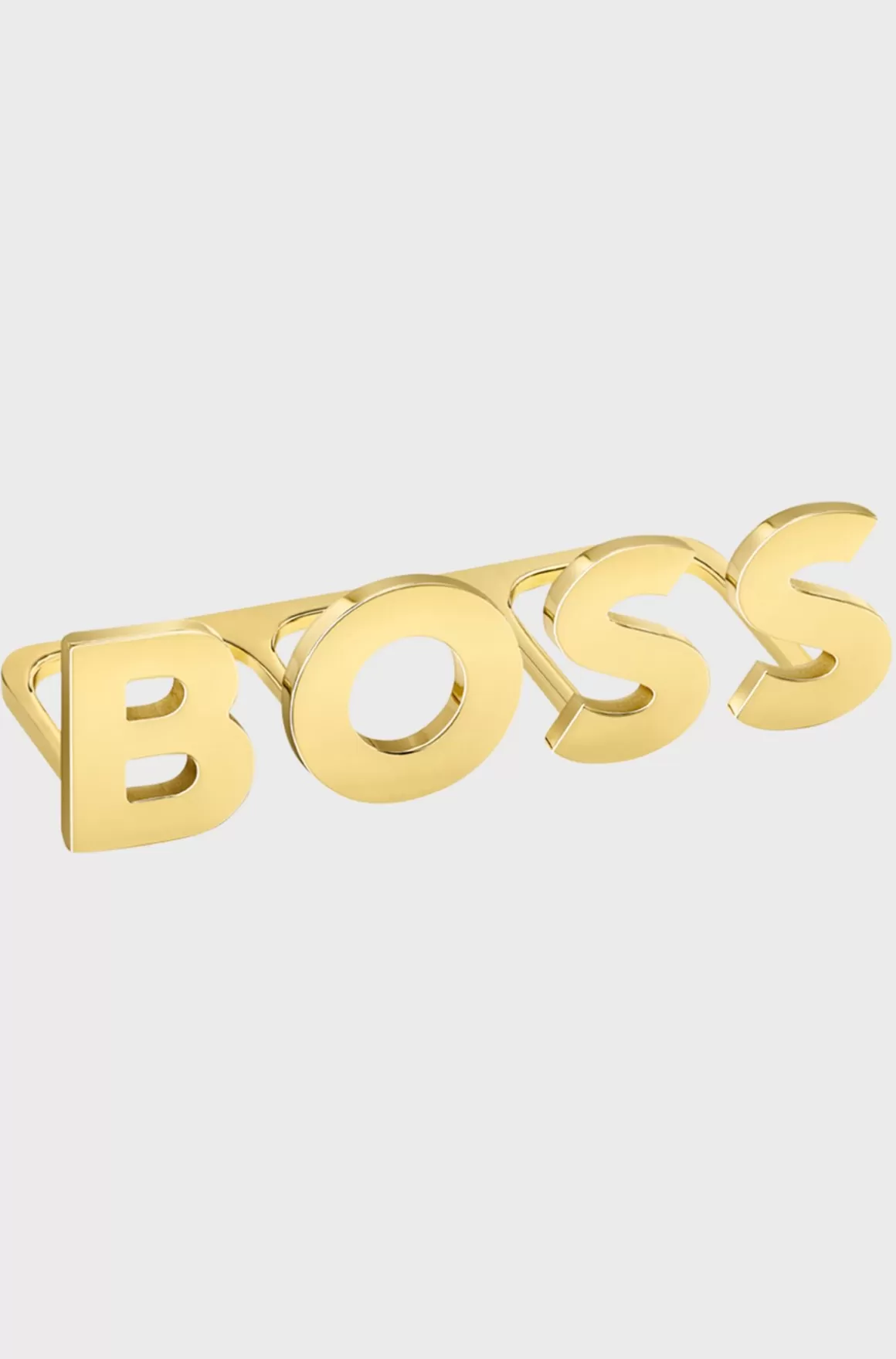 HUGO BOSS belagt Fingerring Med Logobogstaver