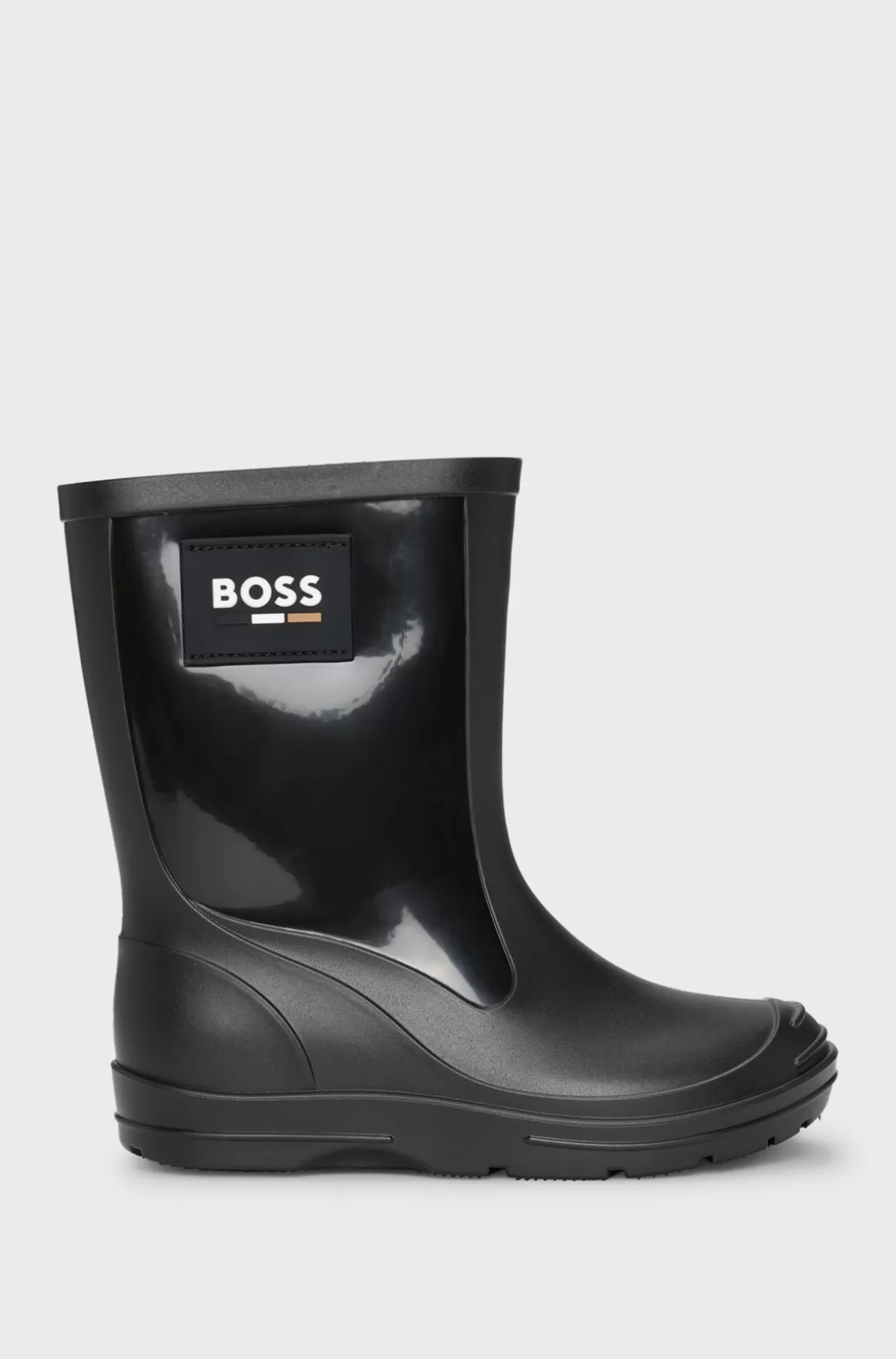 Børn HUGO BOSS Gummistøvler Til Børn Med Signaturstribet Logomærkat