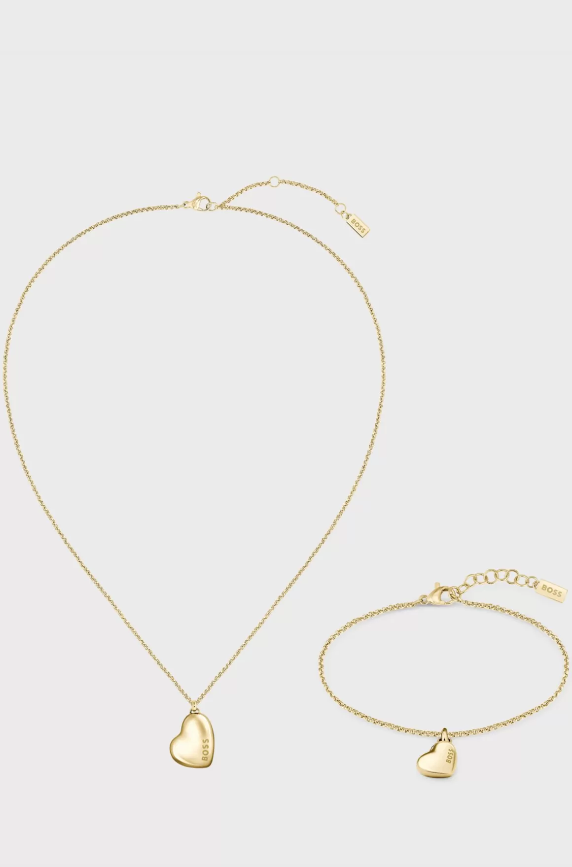 HUGO BOSS Halskæde Og Armbånd Med Hjertevedhæng I Gaveæske