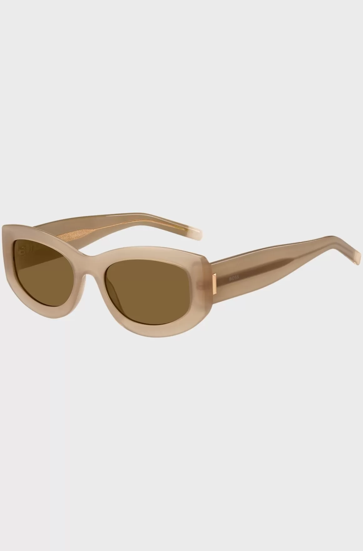 HUGO BOSS Halvgennemsigtige Acetatsolbriller Med Logo