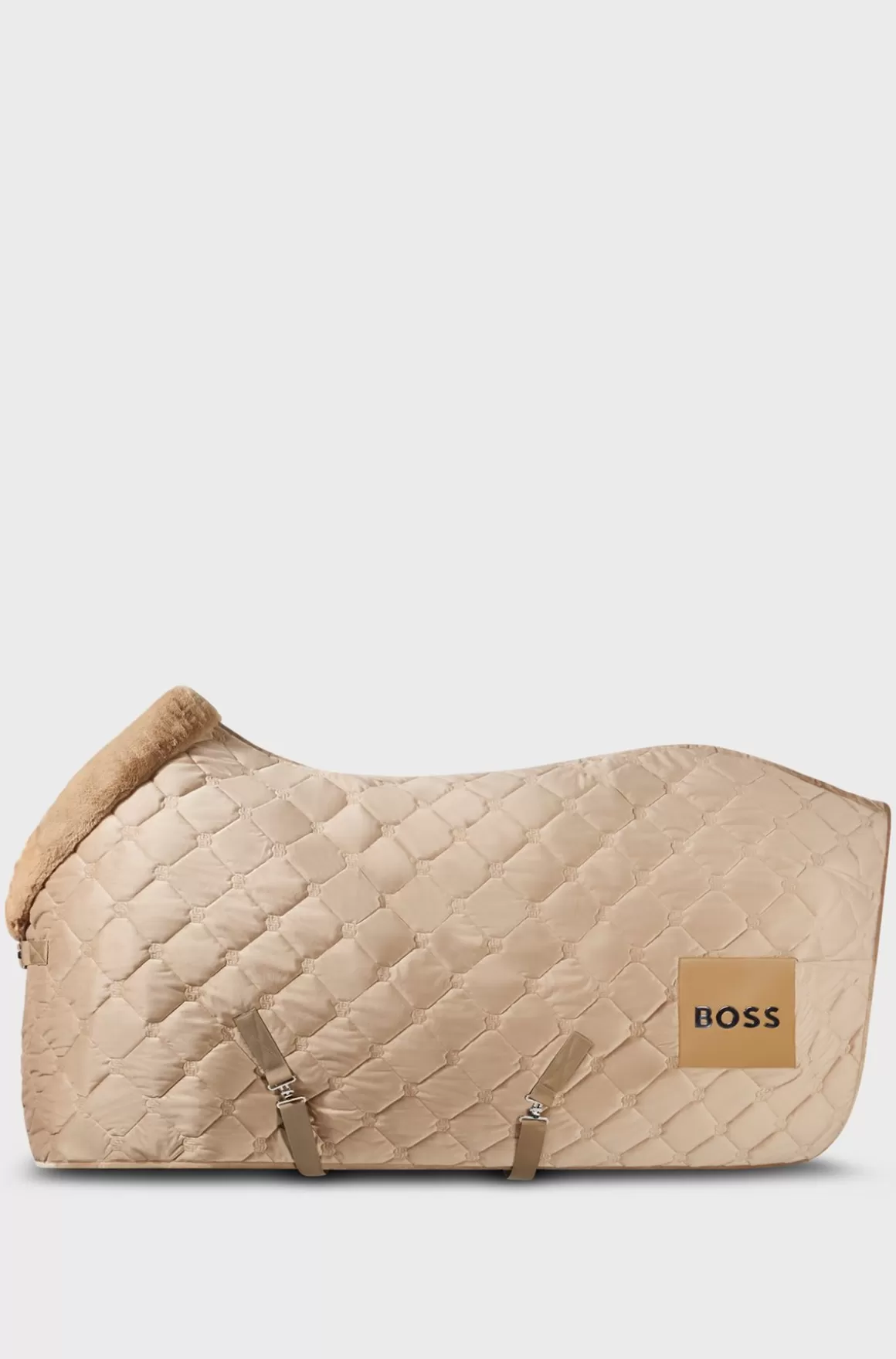 HUGO BOSS Hestesportstæppe I Velour Med Imiteret Fåreskind