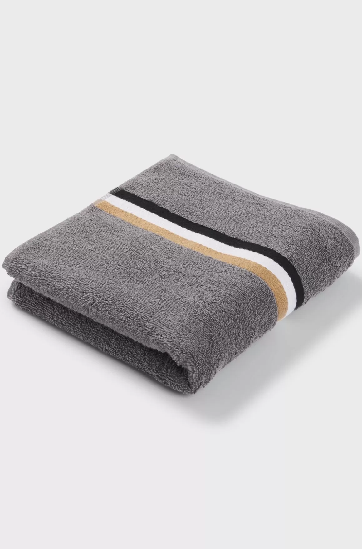 HUGO BOSS Håndklæde I Bomuld Med Signaturstribe