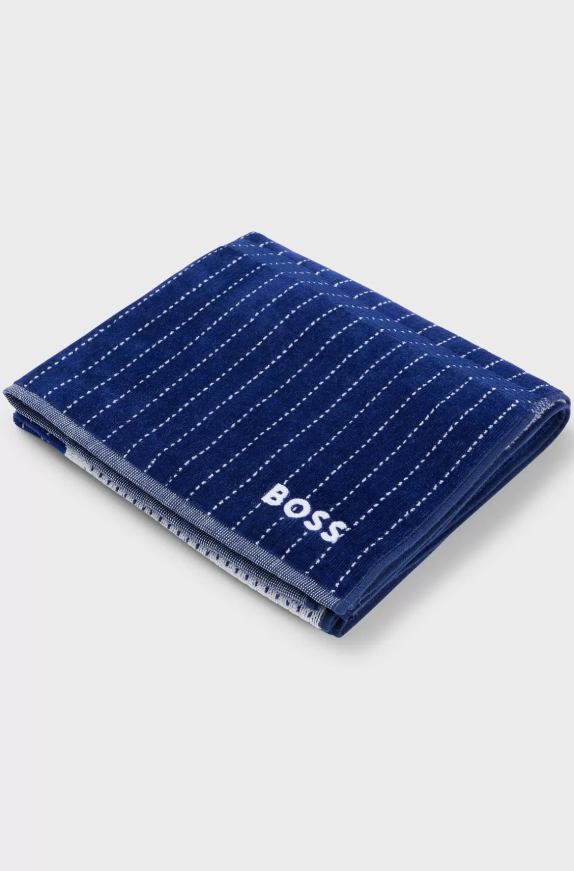 HUGO BOSS Håndklæde I Bomuldsfløjl Med Broderede Detaljer