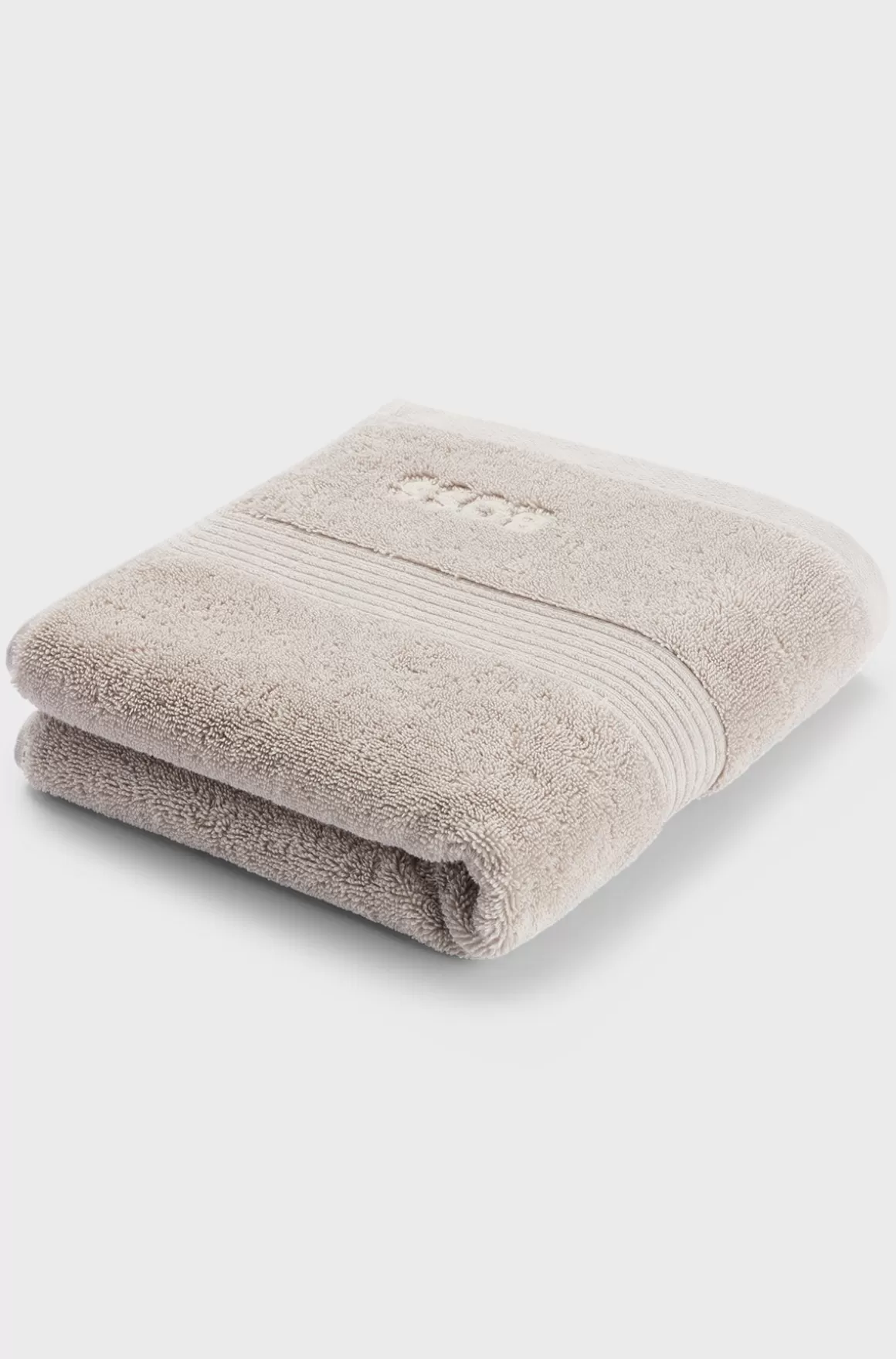 HUGO BOSS Håndklæde Med Logo I ægæisk Bomuld