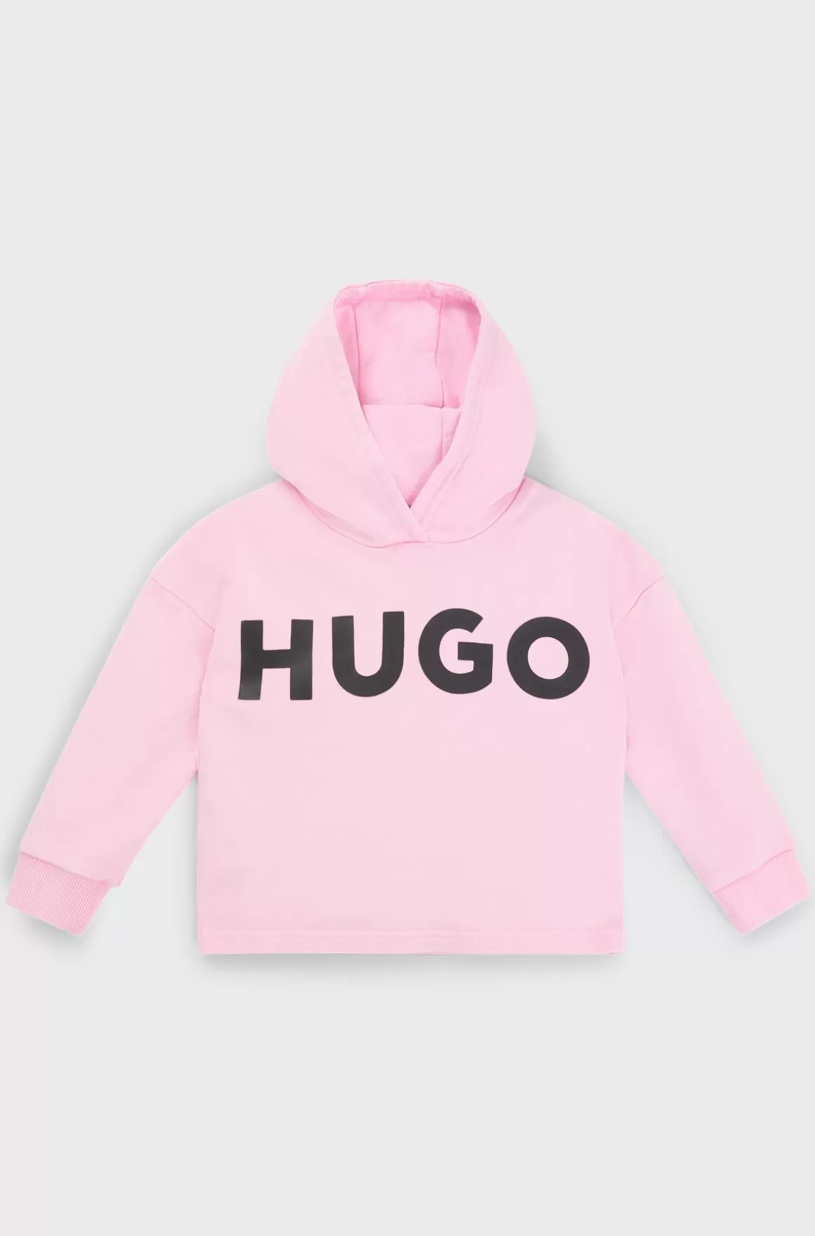 Børn HUGO BOSS Hættetrøje Til Børn Af Sweatkvalitet Af Bomuld Med Logoprint