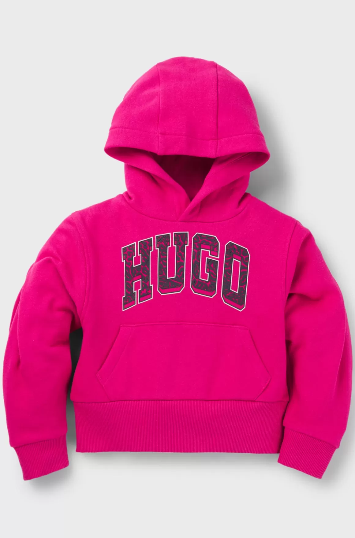 Børn HUGO BOSS Hættetrøje Til Børn I Bomuldsblanding Med Logo I College-stil
