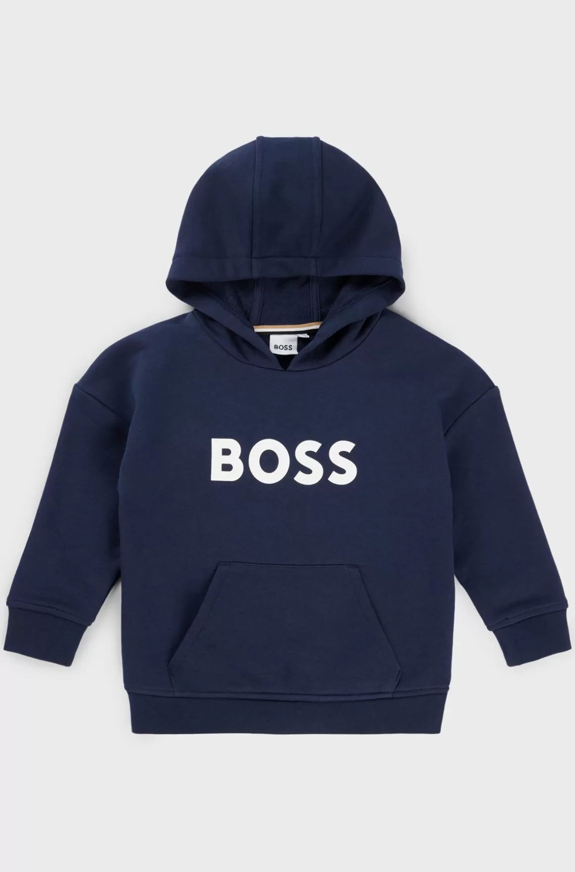 Børn HUGO BOSS Hættetrøje Til Børn Med Loose Fit Og Kontrastlogo