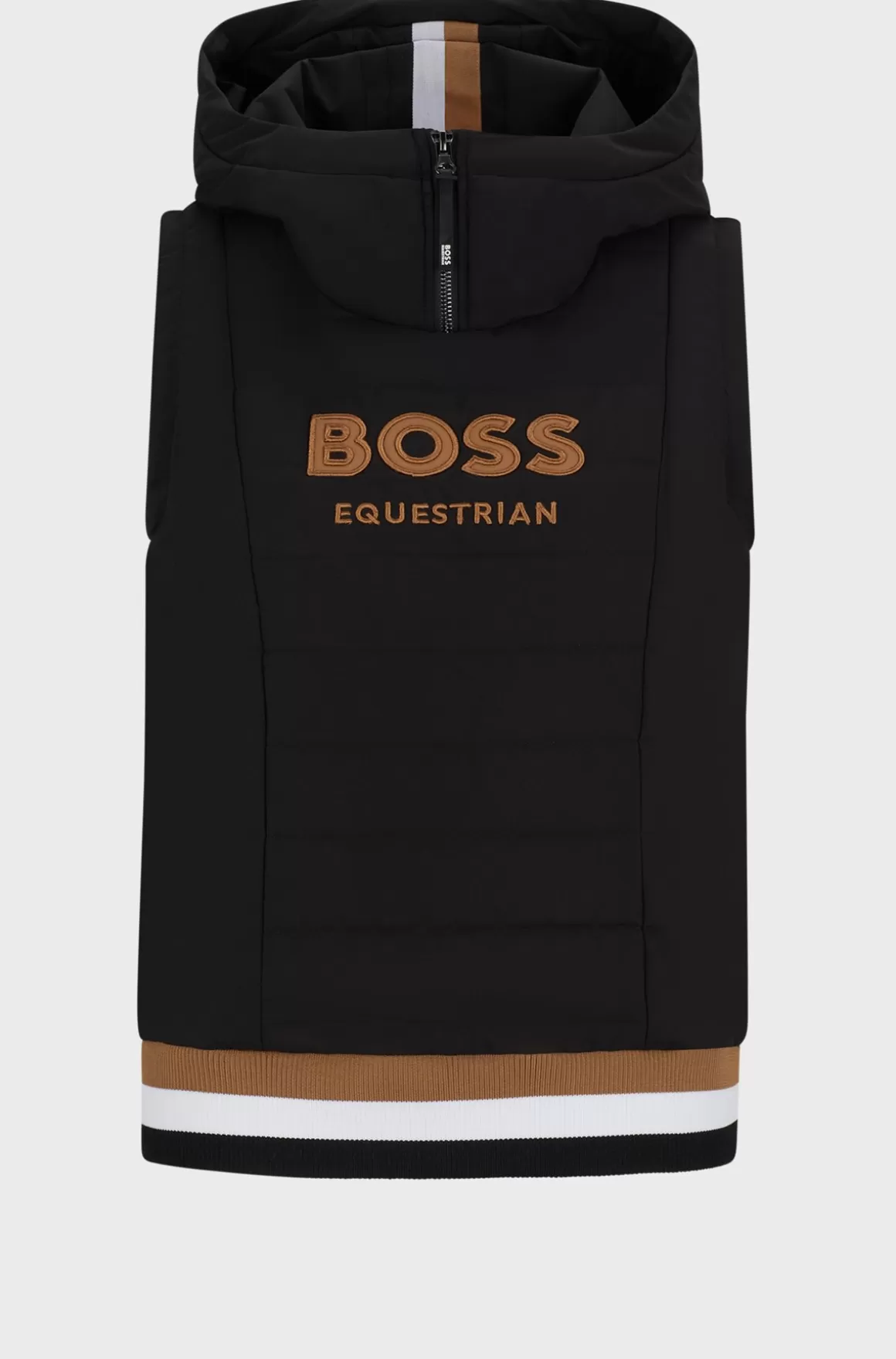 HUGO BOSS Hættetrøje Uden ærmer Til Hestesport Med Broderet Logo