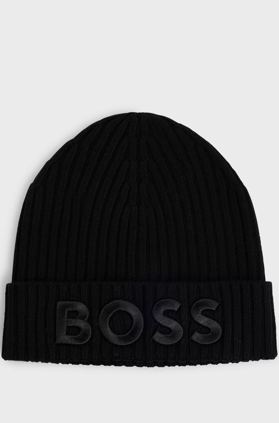 HUGO BOSS Hue I Ny Uld Med Broderet Logo