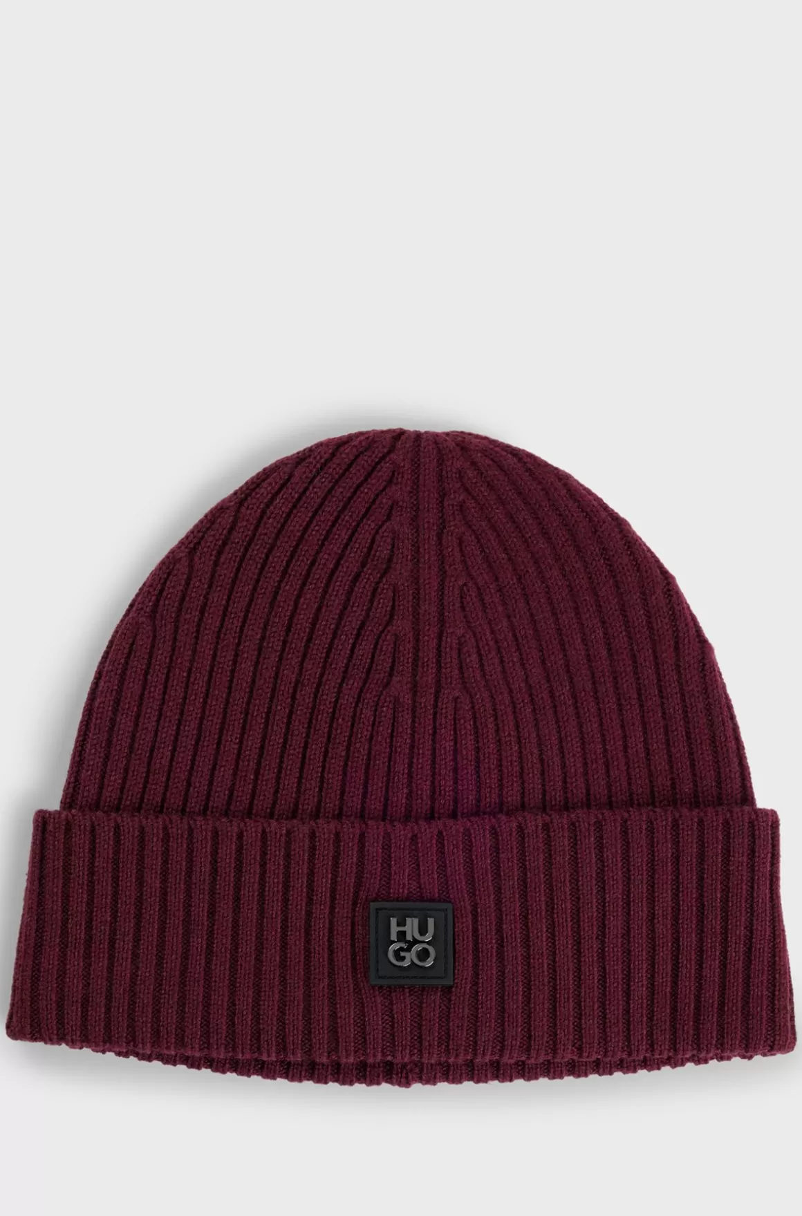 HUGO BOSS Hue I Ny Uld Med Stablet Logo