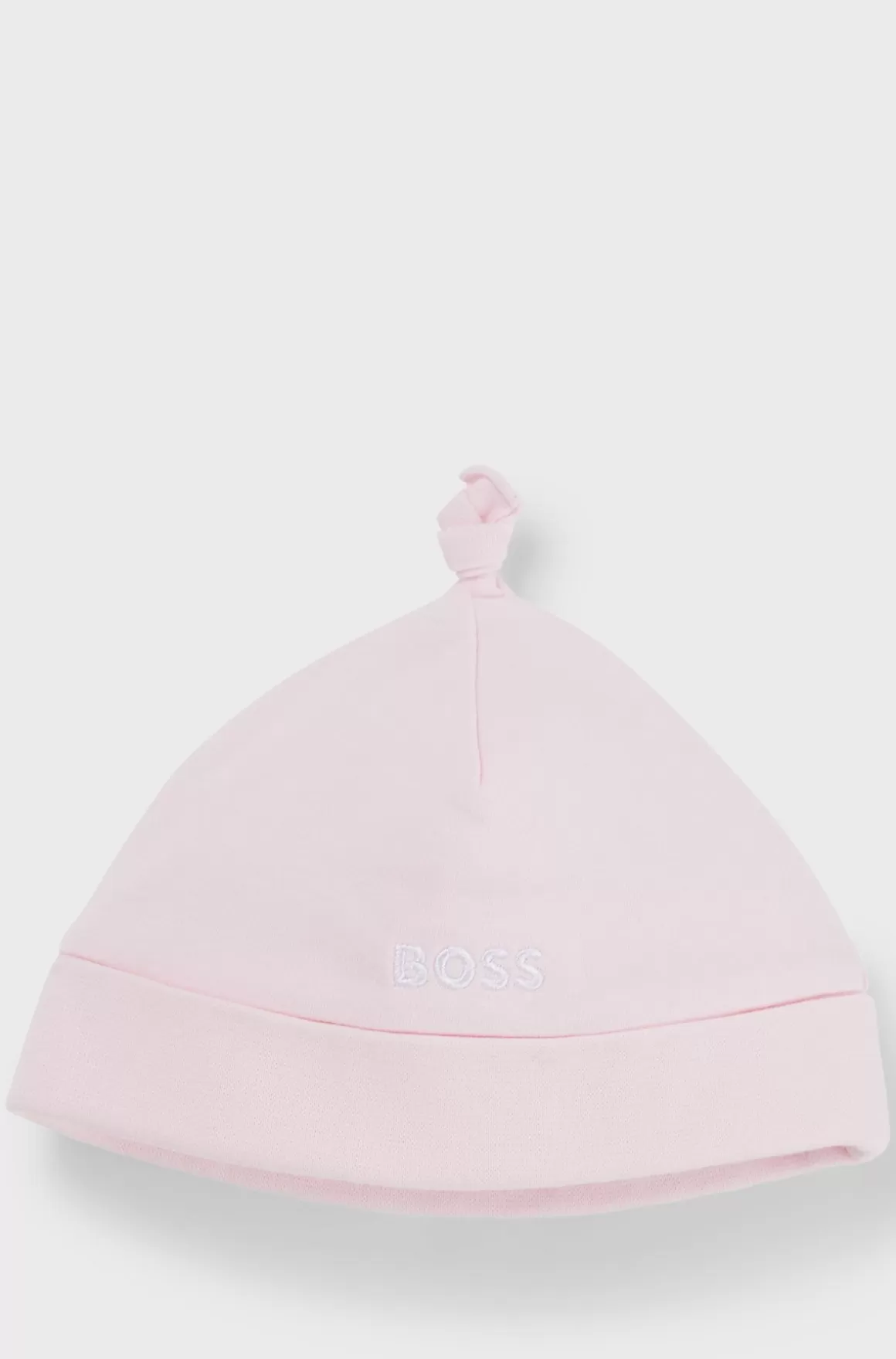Børn HUGO BOSS Hue Til Babyer I Ren Bomuld Med Trykt Logo