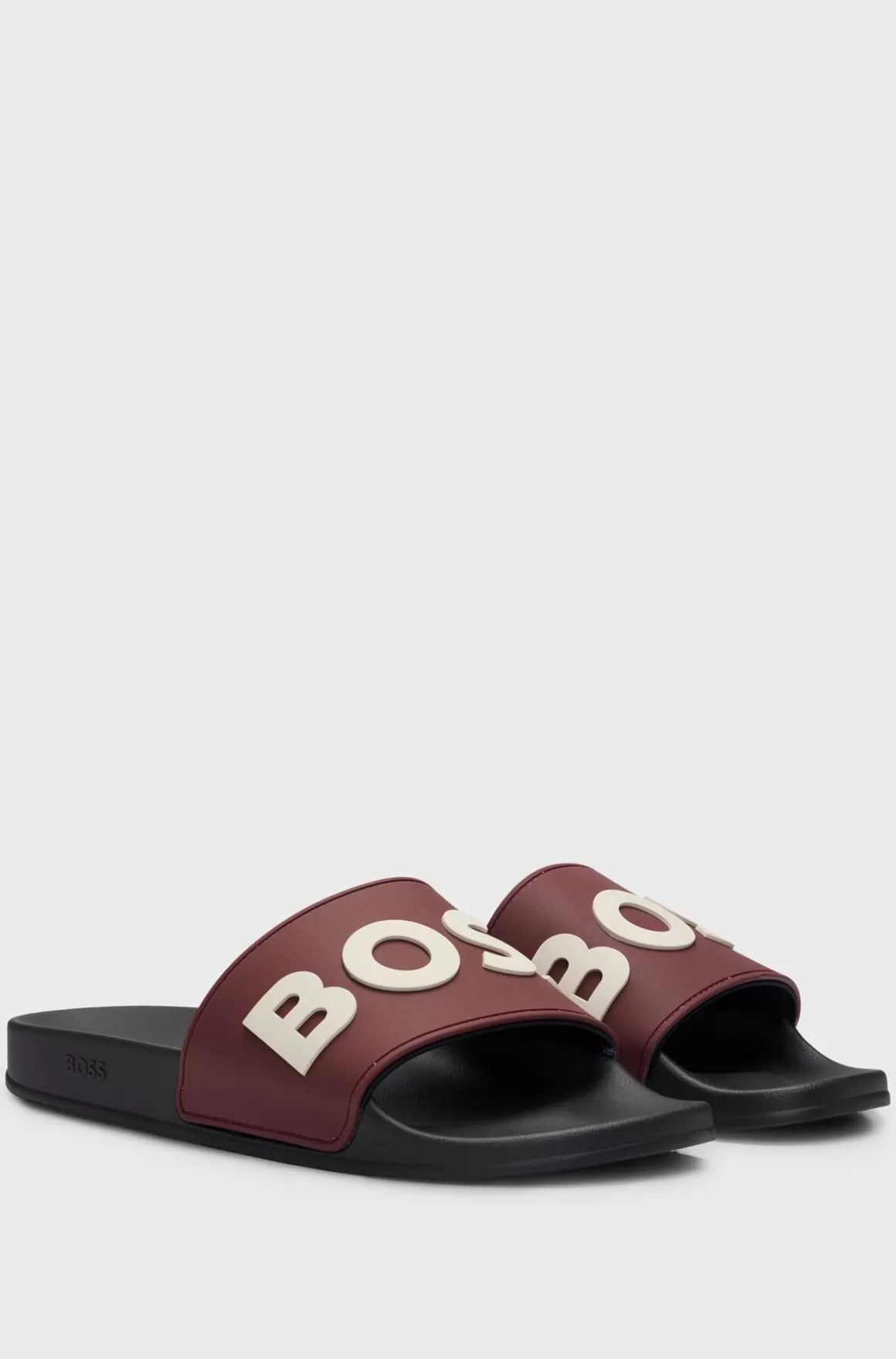 HUGO BOSS Italiensk Fremstillede Badesandaler Med Hævet Logo