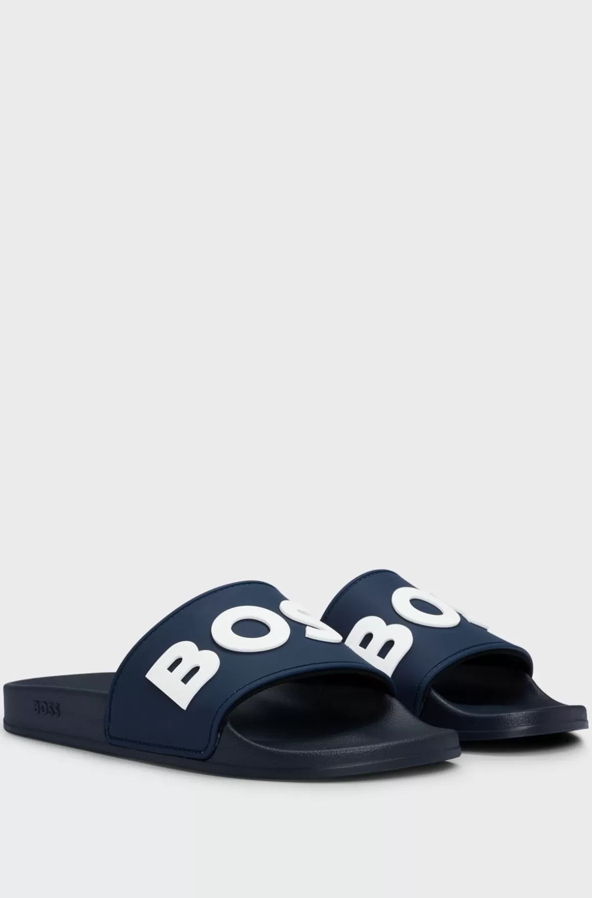 HUGO BOSS Italiensk Fremstillede Badesandaler Med Hævet Logo