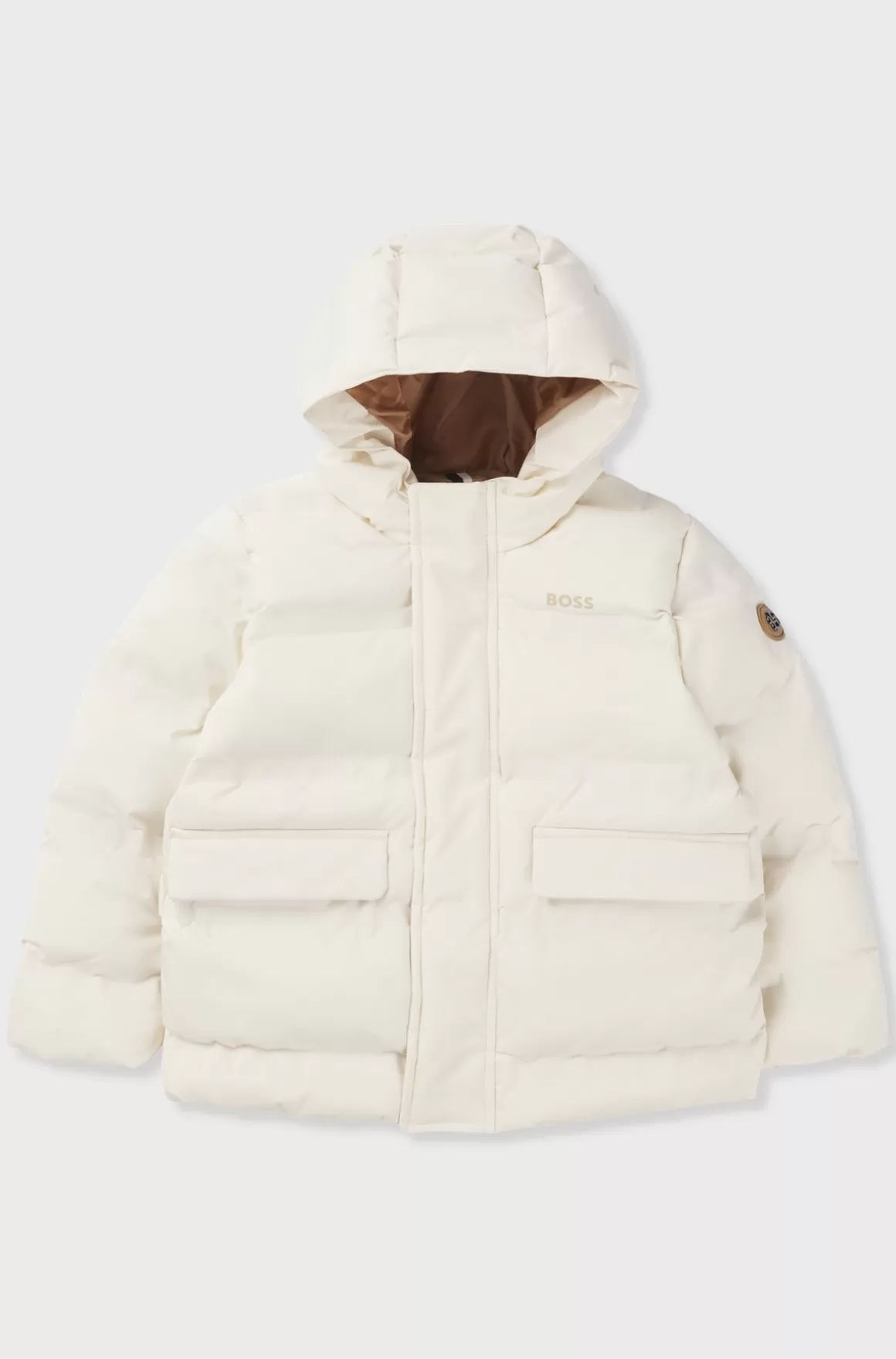 Børn HUGO BOSS Jakke Med Hætte Og Logo Til Børn