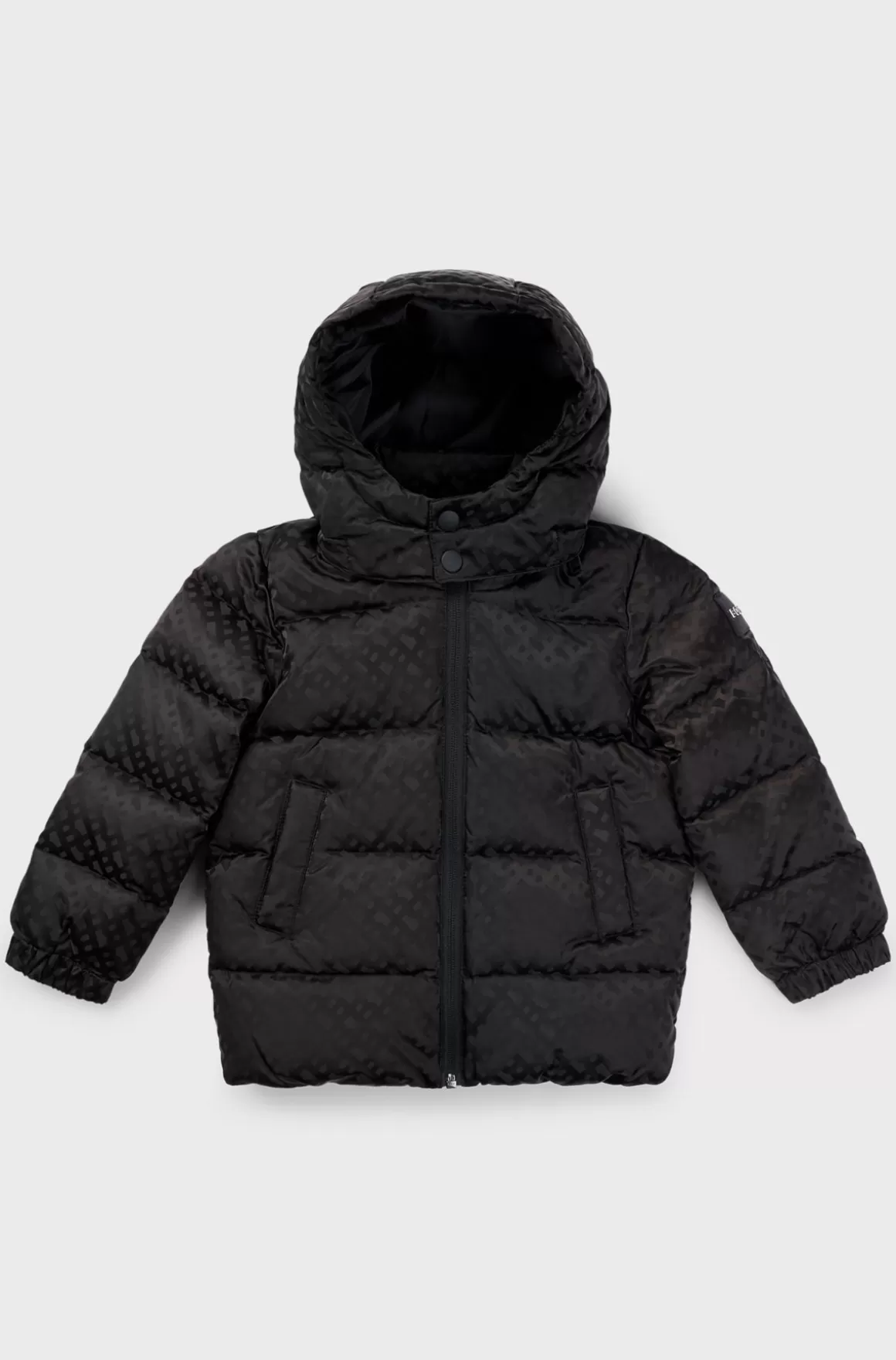 Børn HUGO BOSS Jakke Med Hætte Til Børn I Monogrammønstret Materiale